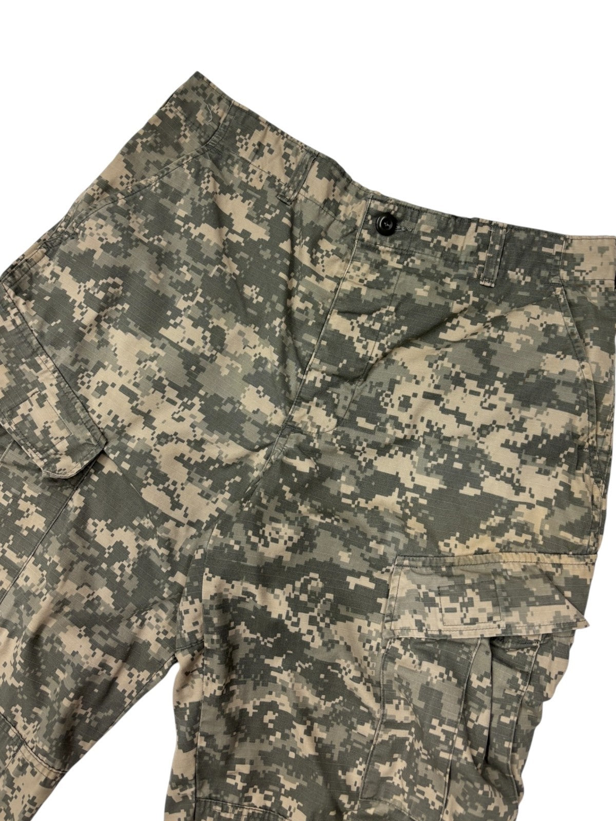 Vintage Military Digital Camo Cargo Shorts