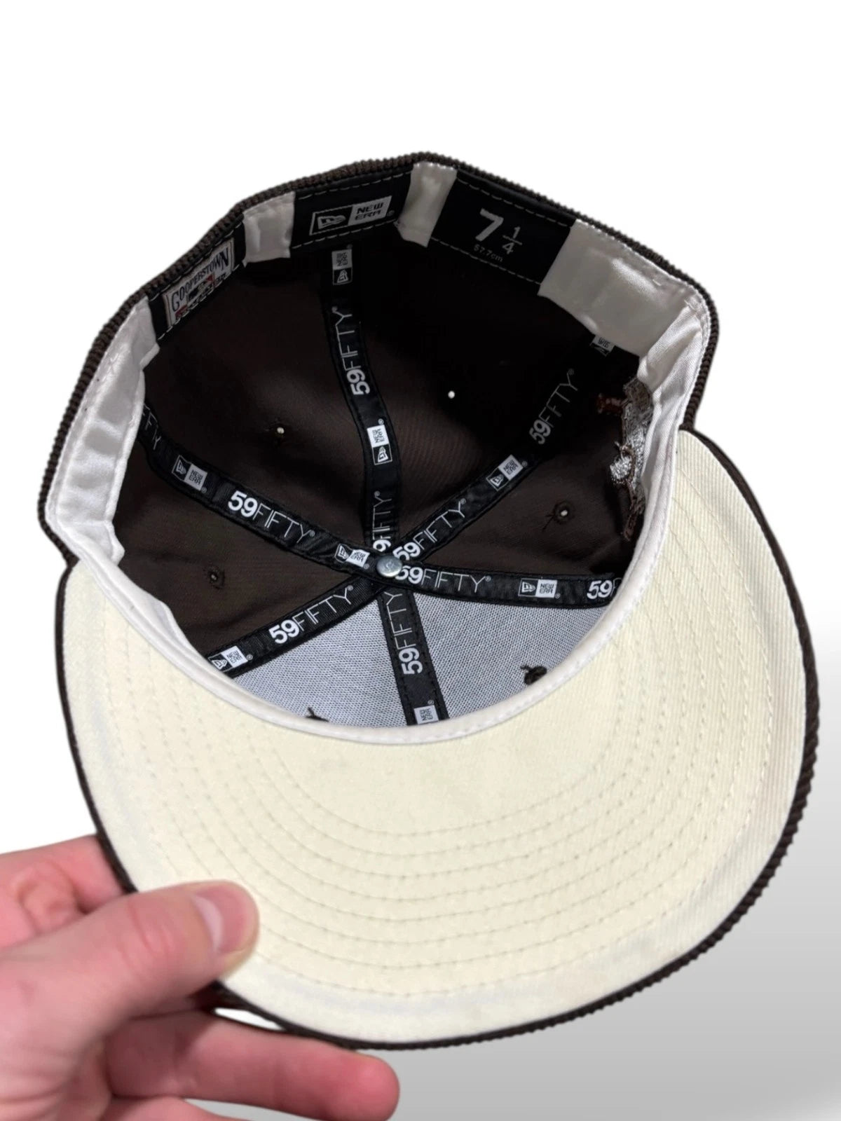 Vintage Brown Boston White Sox Fitted Hat - 7 1/4 - MLB Baseball Cap