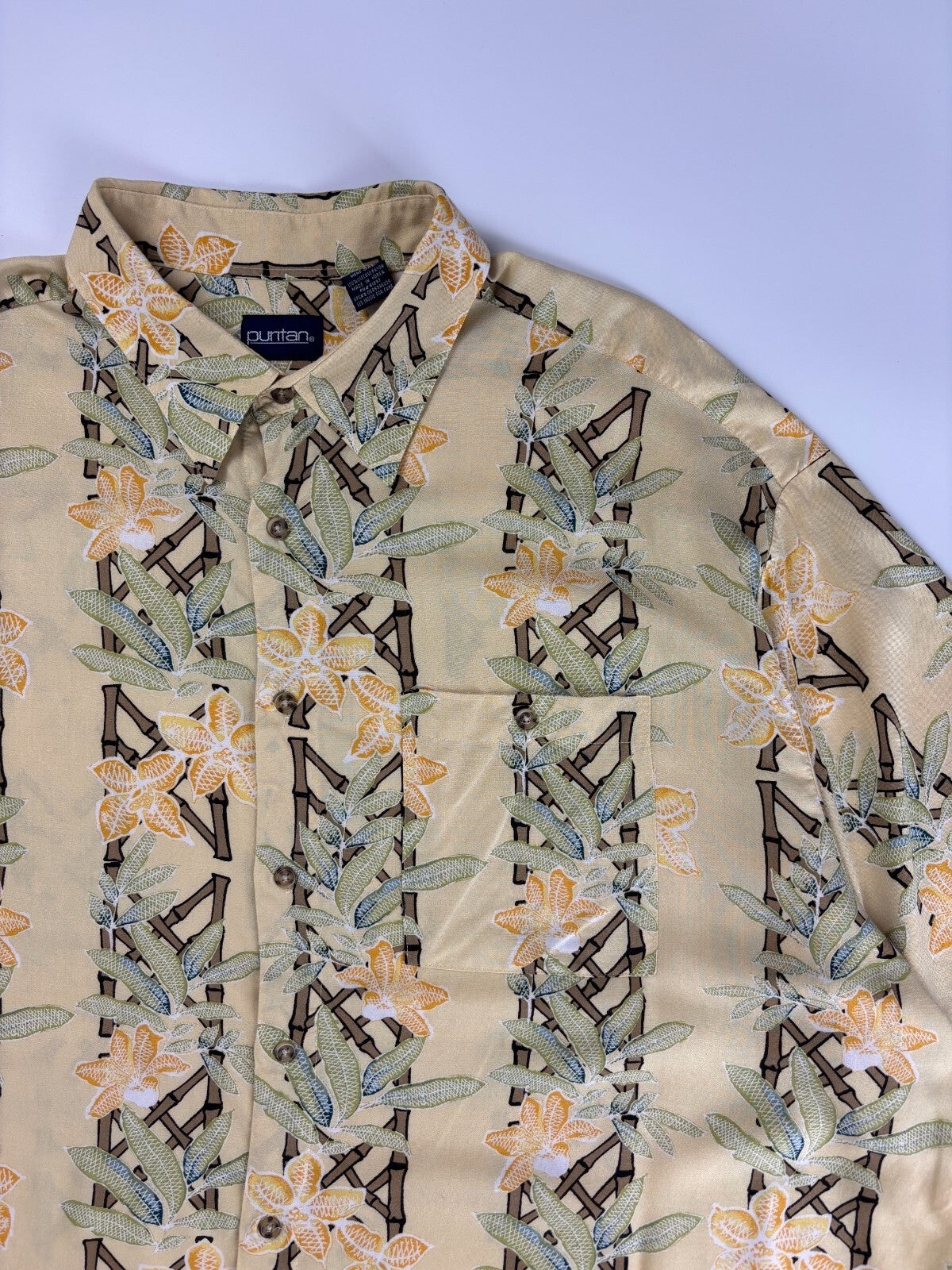 Vintage Puritan Hawaiian Button Up Shirt