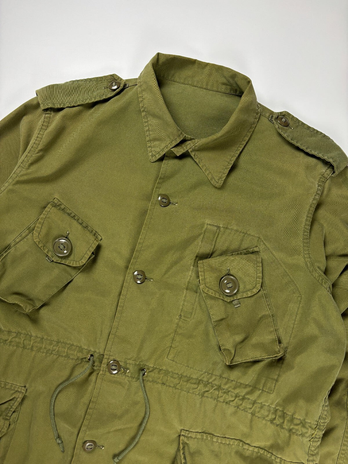 Vintage Military Button Up Jacket