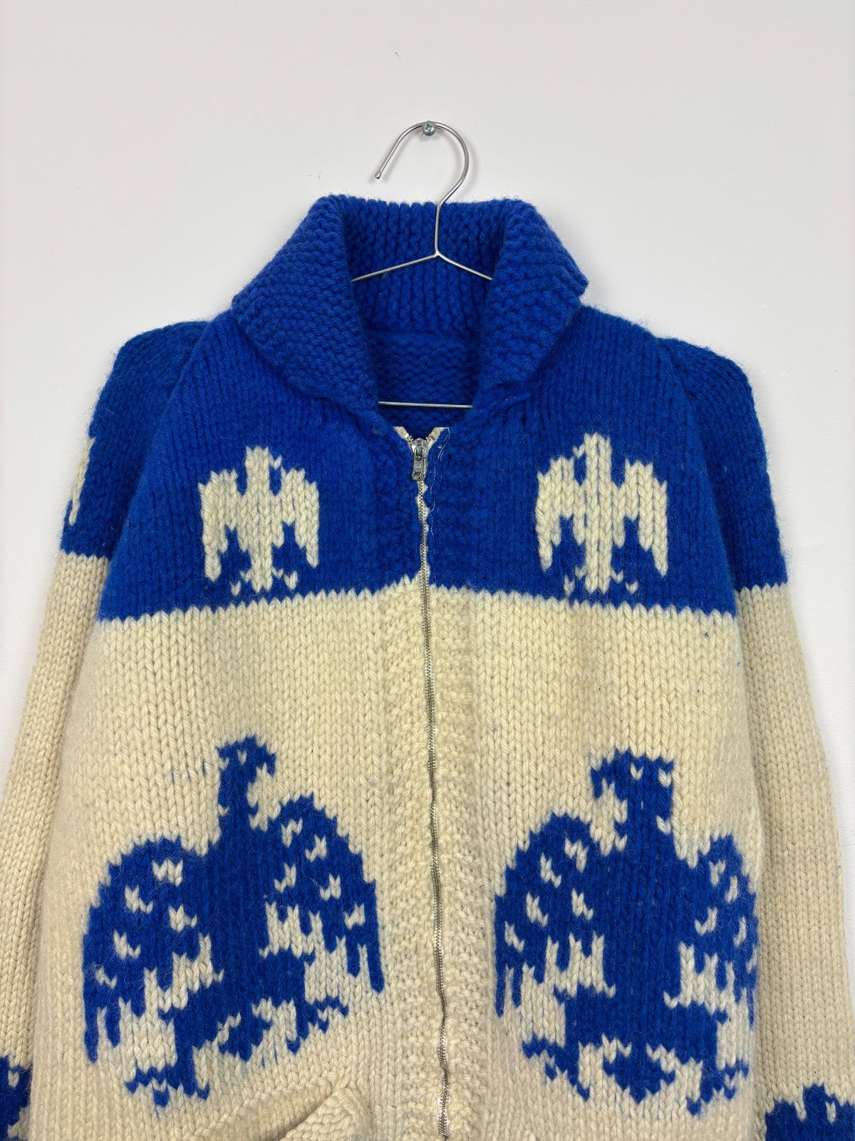 1960s Vintage Hand Knit Cowichan Sweater