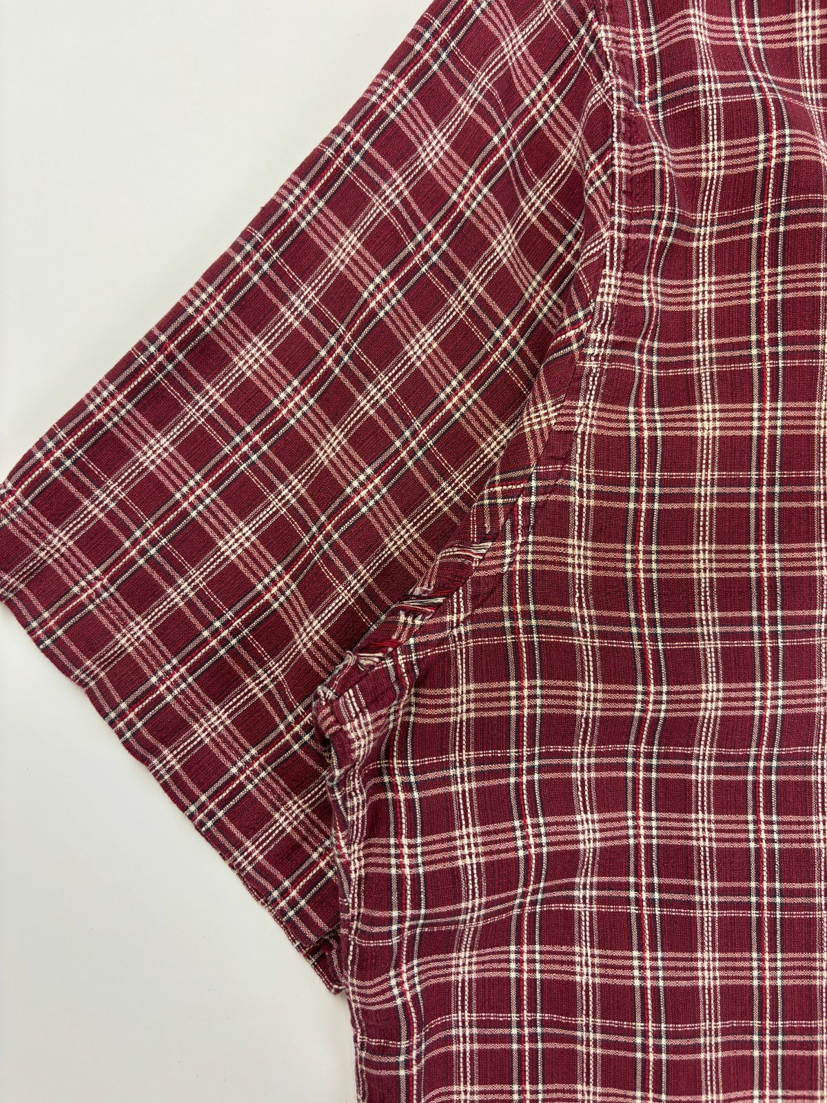 Vintage Roguehaus Plaid Cropped Button Up Shirt