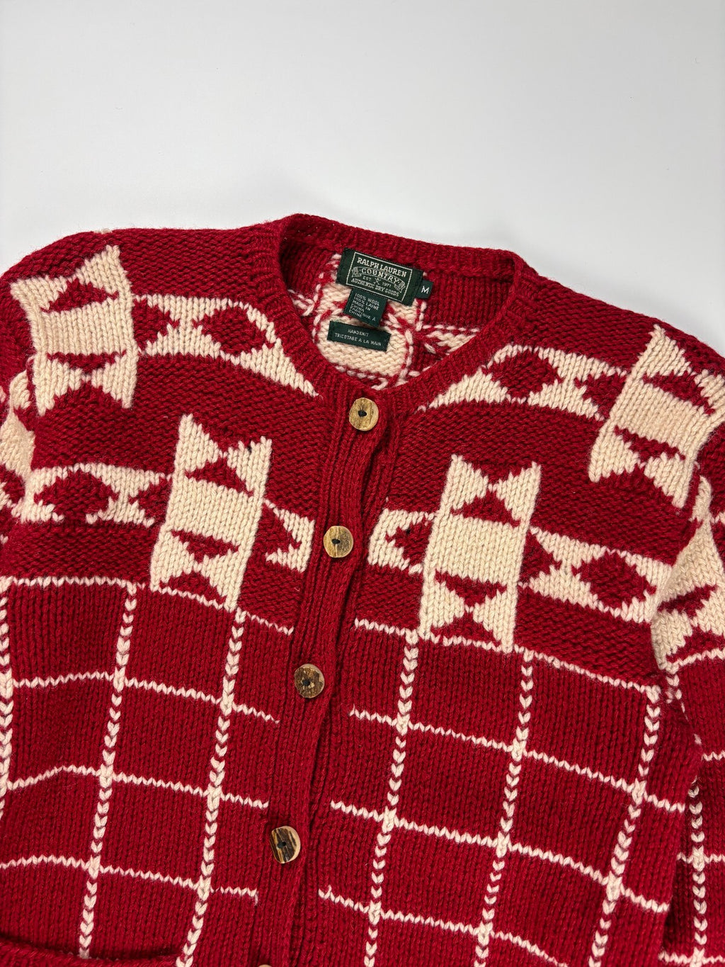 Vintage Ralph Lauren Country Hand Knit Sweater