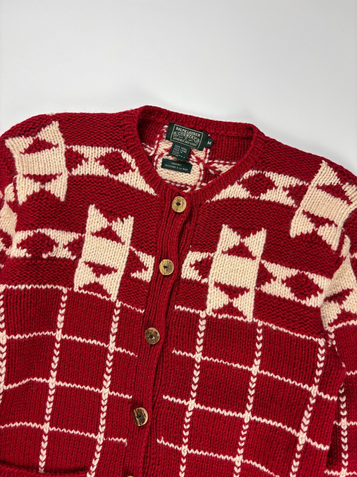 Vintage Ralph Lauren Country Hand Knit Sweater