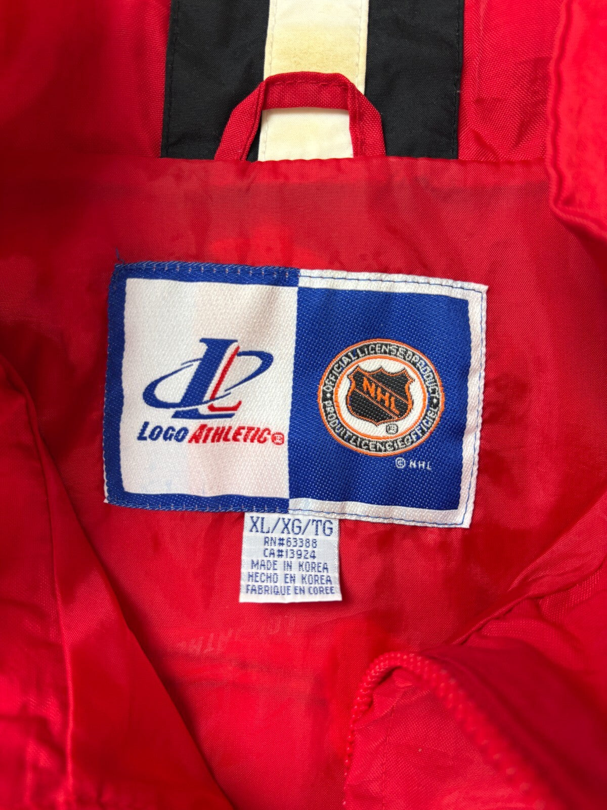 Vintage Detroit Red Wings Windbreaker Jacket