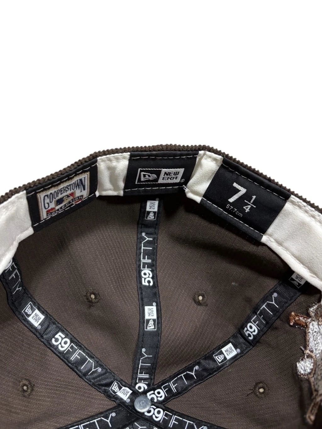 Vintage Brown Boston White Sox Fitted Hat - 7 1/4 - MLB Baseball Cap