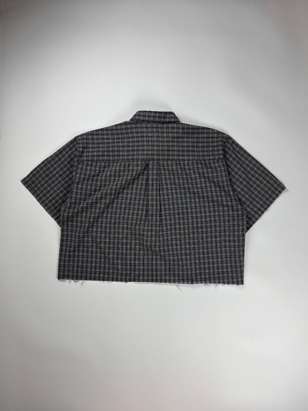 Vintage Arrow USA Plaid Cropped Button Up Shirt