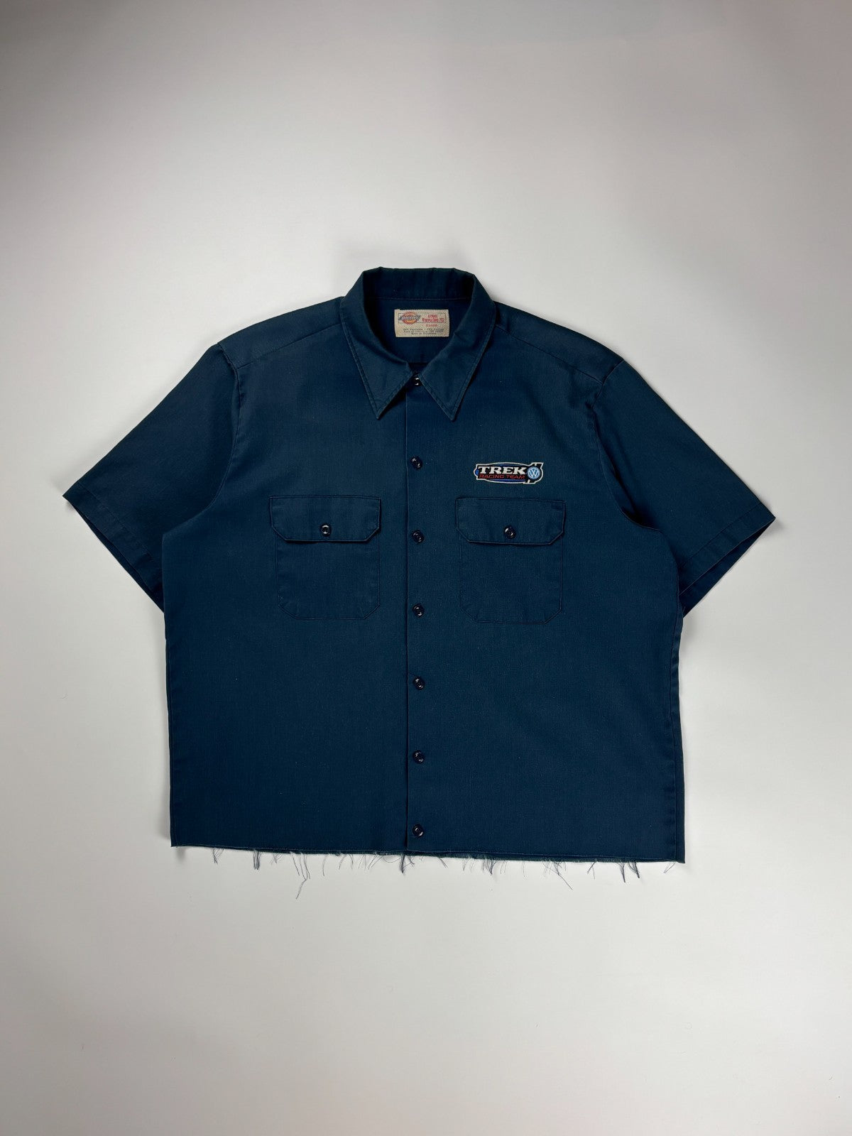 Vintage Dickies Trek Blank Cropped Button Up Shirt