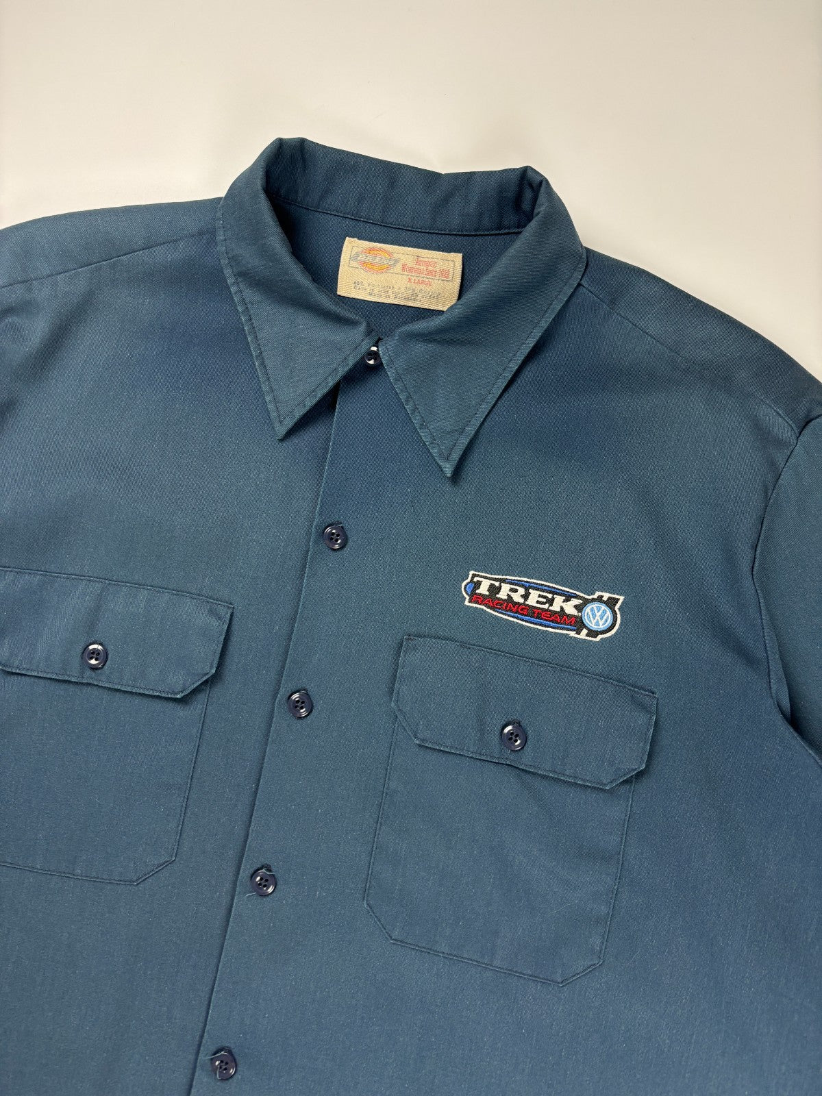 Vintage Dickies Trek Blank Cropped Button Up Shirt