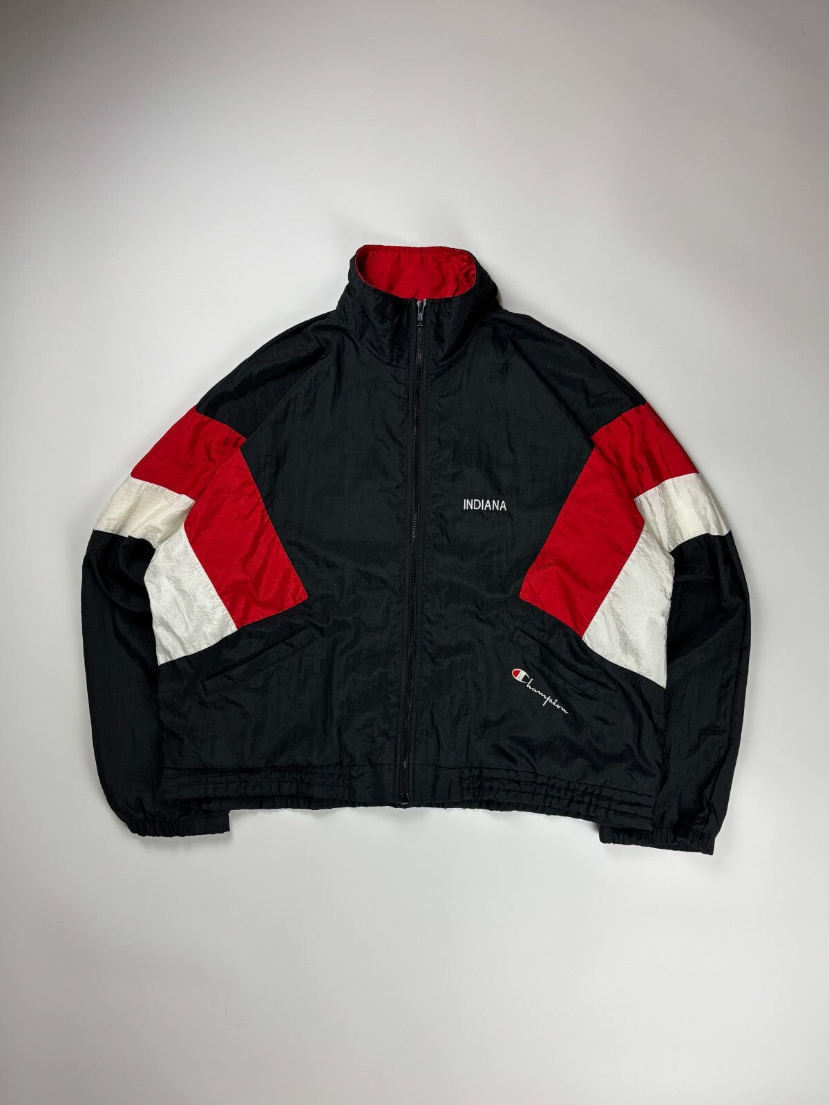 Vintage Champion Indiana University Windbreaker Jacket