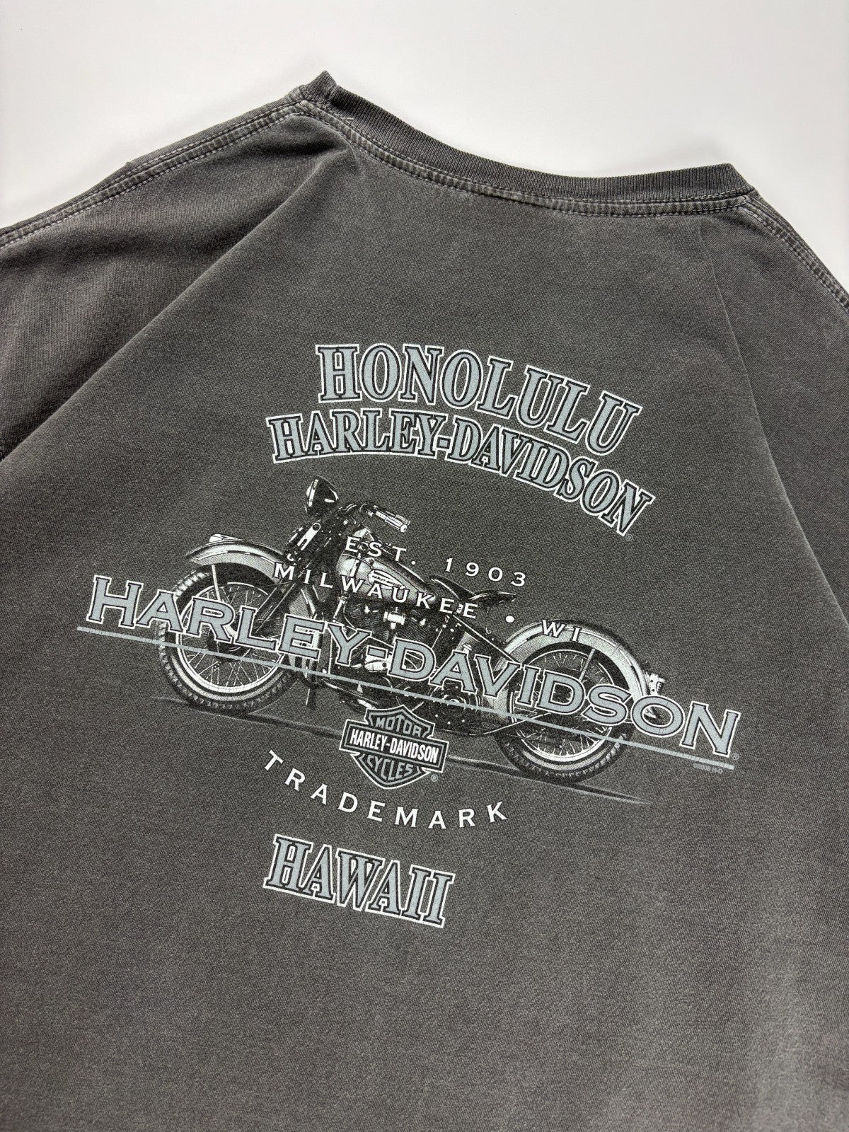 Vintage Harley Davidson Cropped Tee