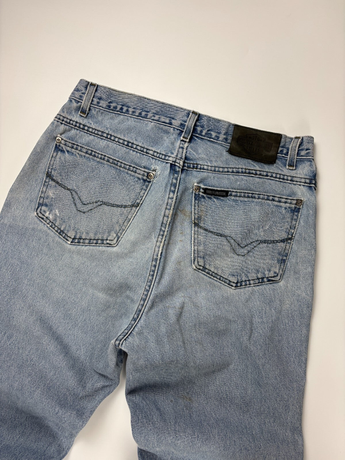 Vintage Harley Davidson Distressed Jeans