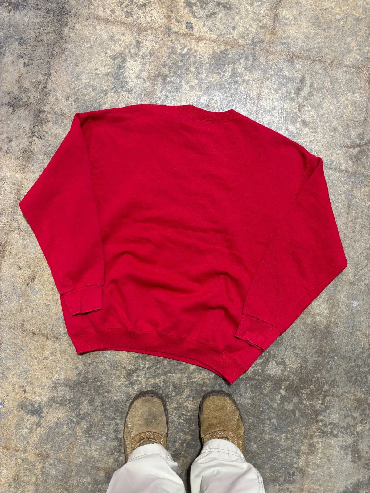 Vintage 1990s Ohio State Buckeyes Sweatshirt - NCAA Sweater - Size XL - Red