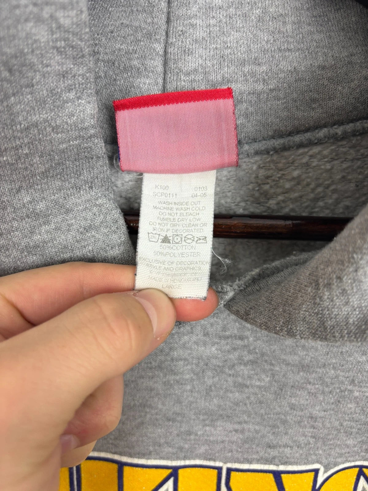 Vintage Minnesota Vikings Hoodie - Gray - Size Large - NFL Football Sweater