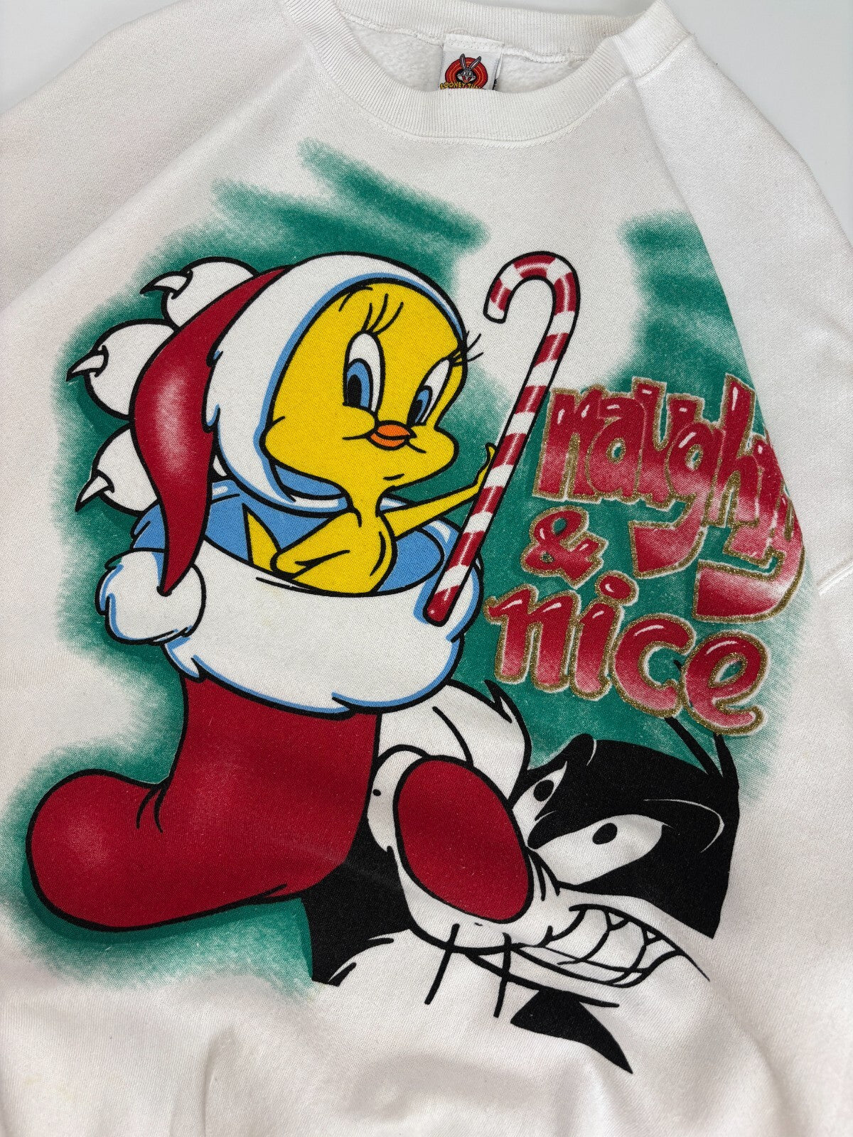 Vintage Looney Tunes Christmas Sweatshirt