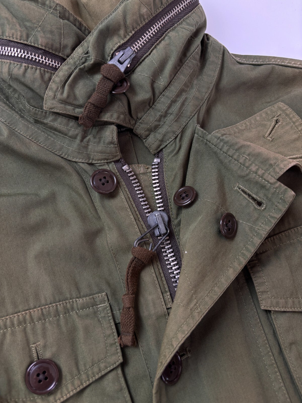 Vintage J.Crew Military Zip Up Jacket