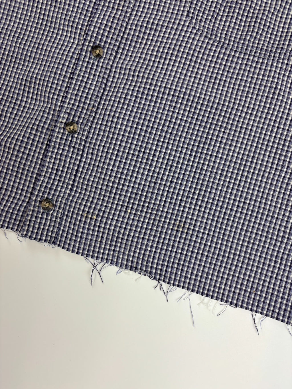 Vintage Roguehaus Plaid Cropped Button Up Shirt