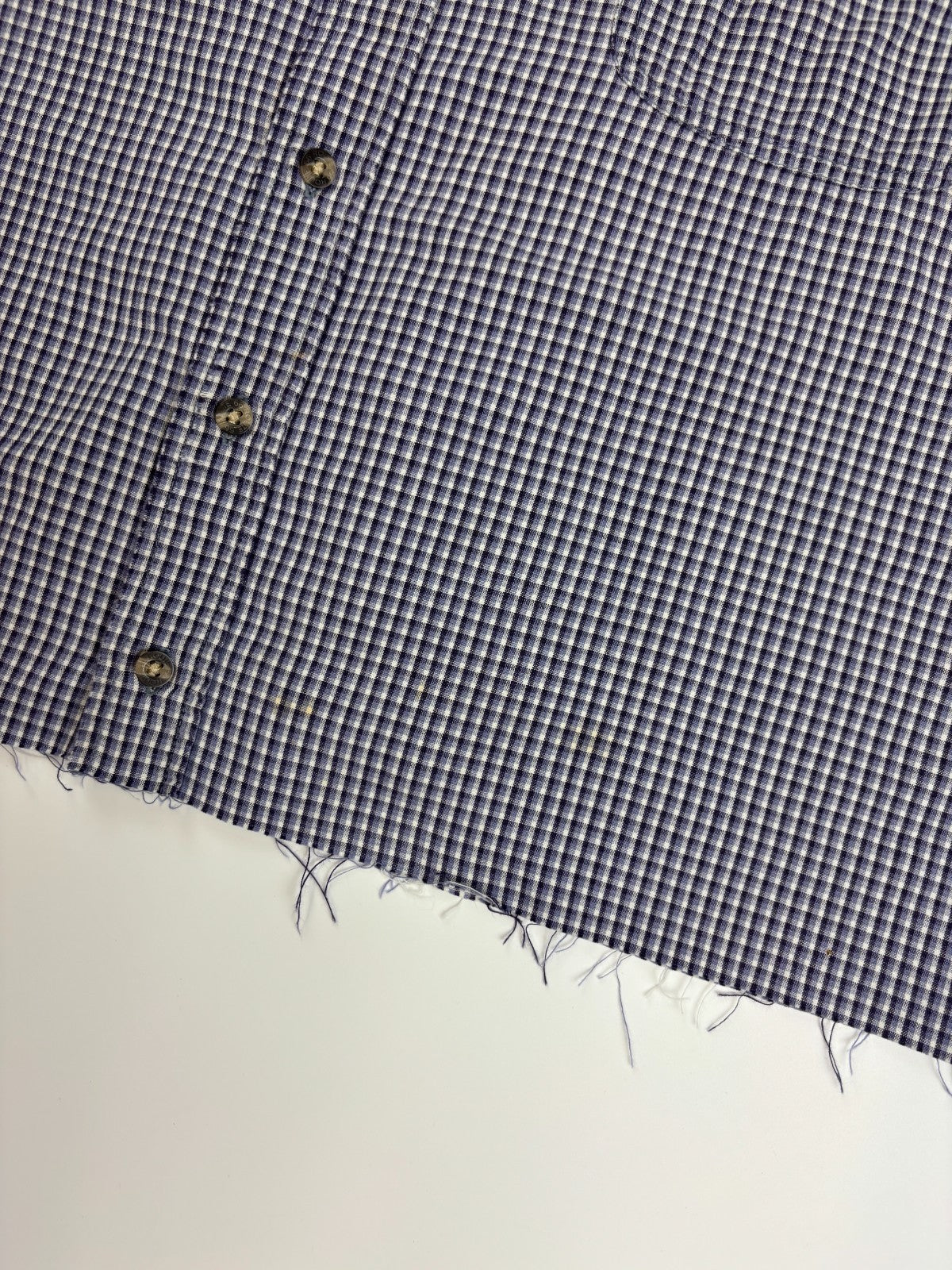Vintage Roguehaus Plaid Cropped Button Up Shirt
