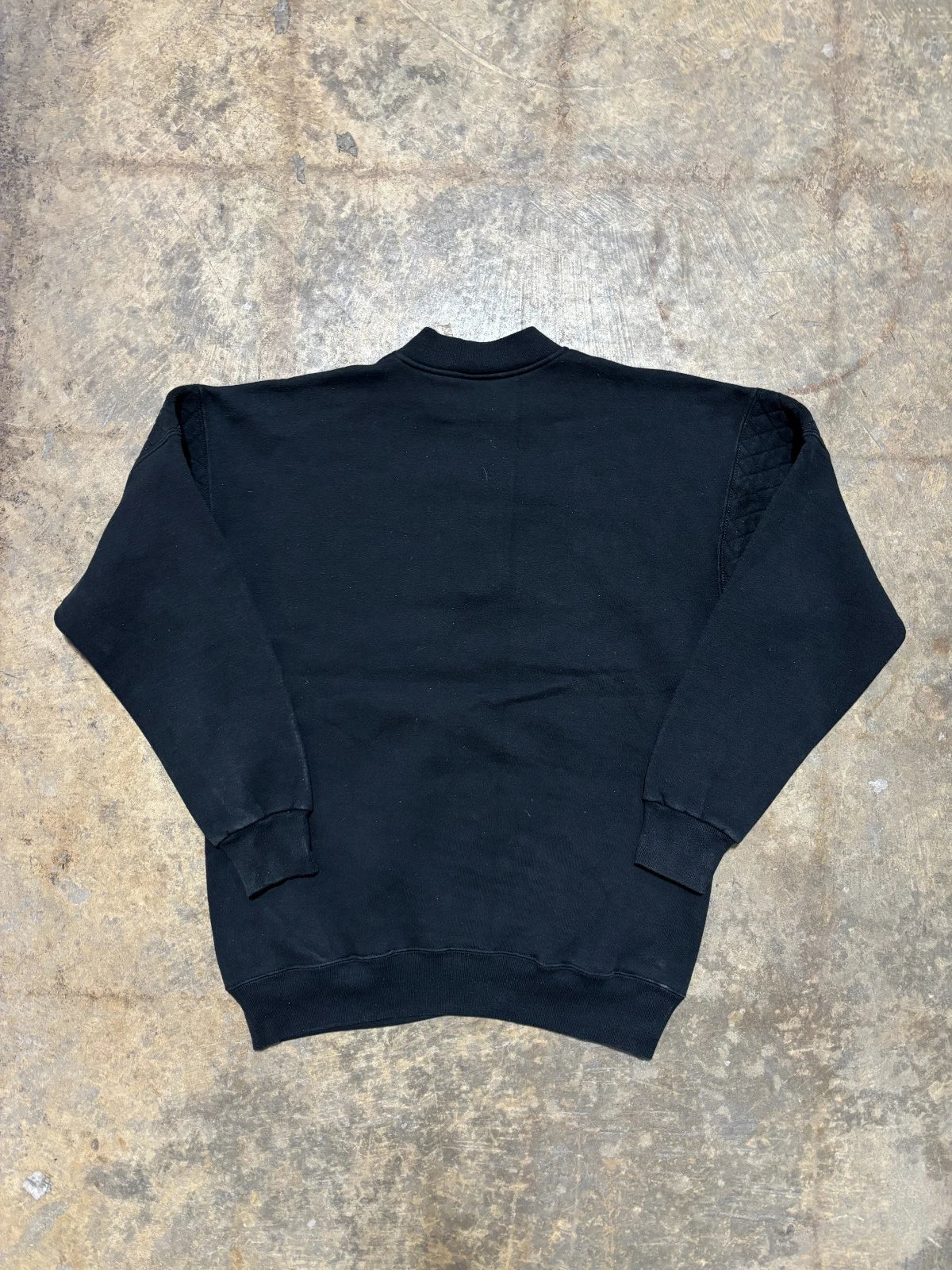 Vintage 1990s USA Olympics Sweatshirt - Winter Button Up Sweater - Size XL Black