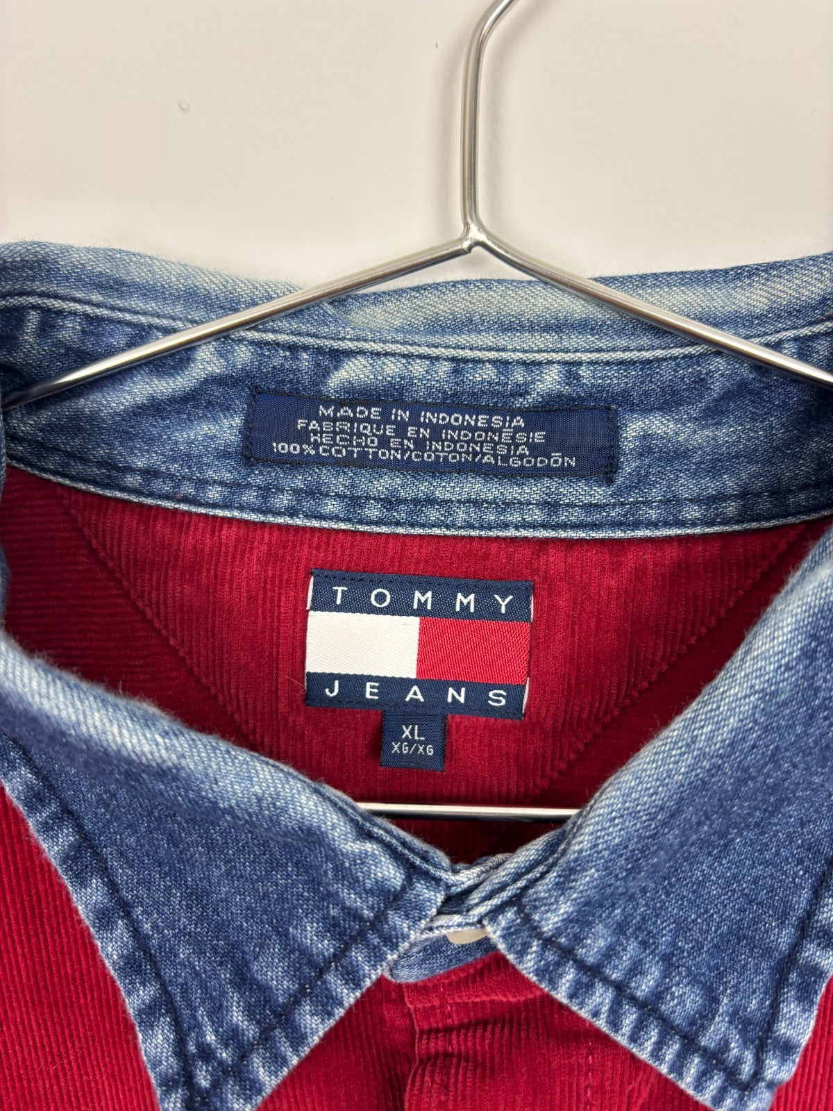 1990s Vintage Tommy Hilfiger Corduroy Button Up Shirt