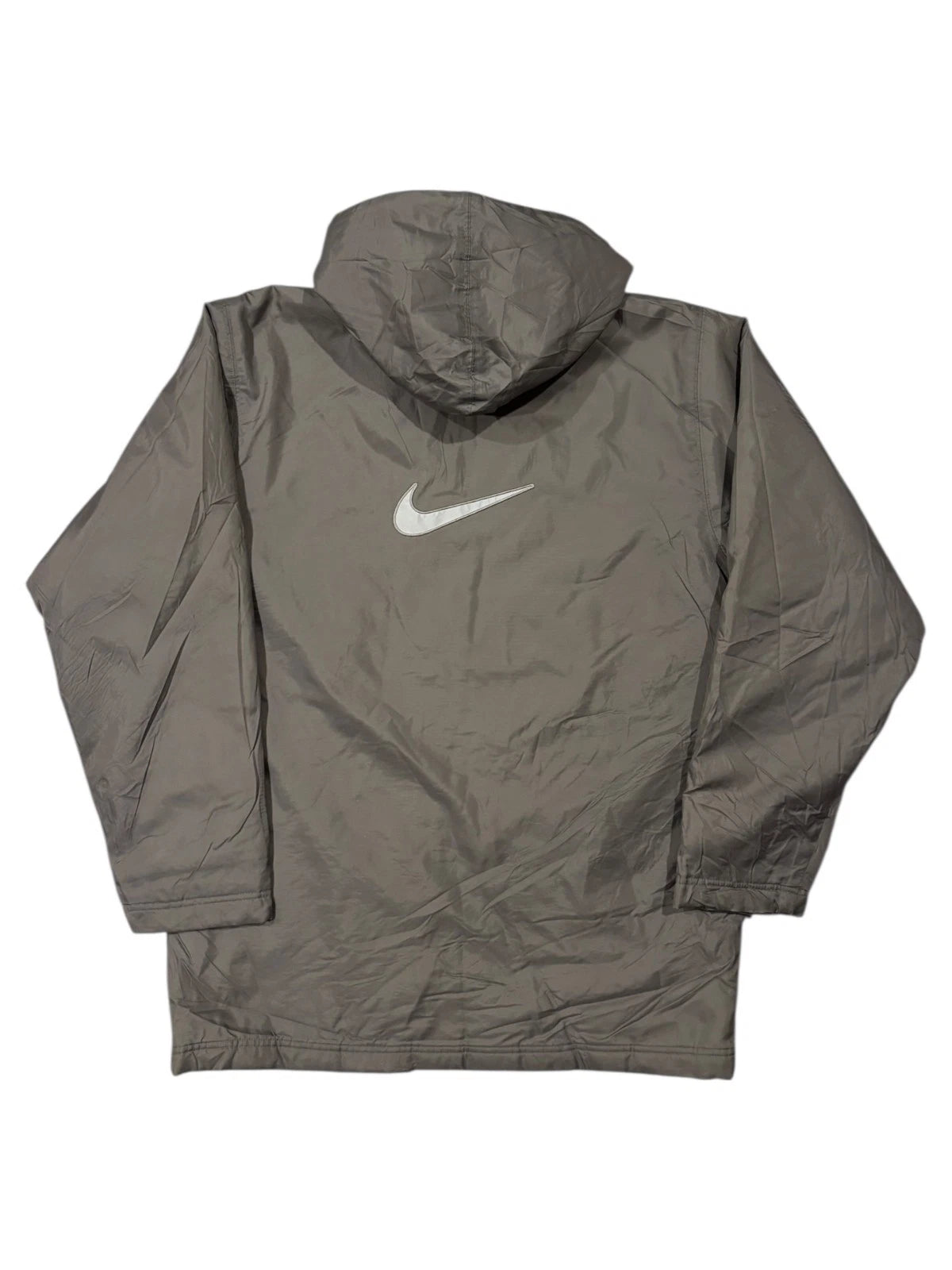 Vintage Nike Parka Jacket - Size Medium - Olive Green - Y2K Zip Up Coat