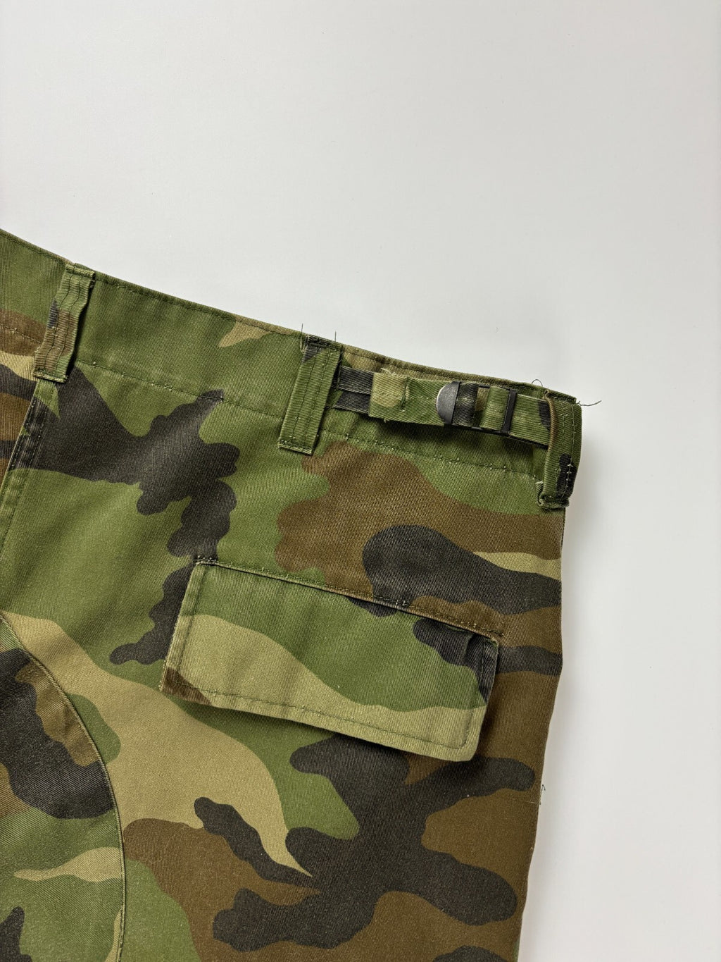 Vintage Military Camo Cargo Shorts