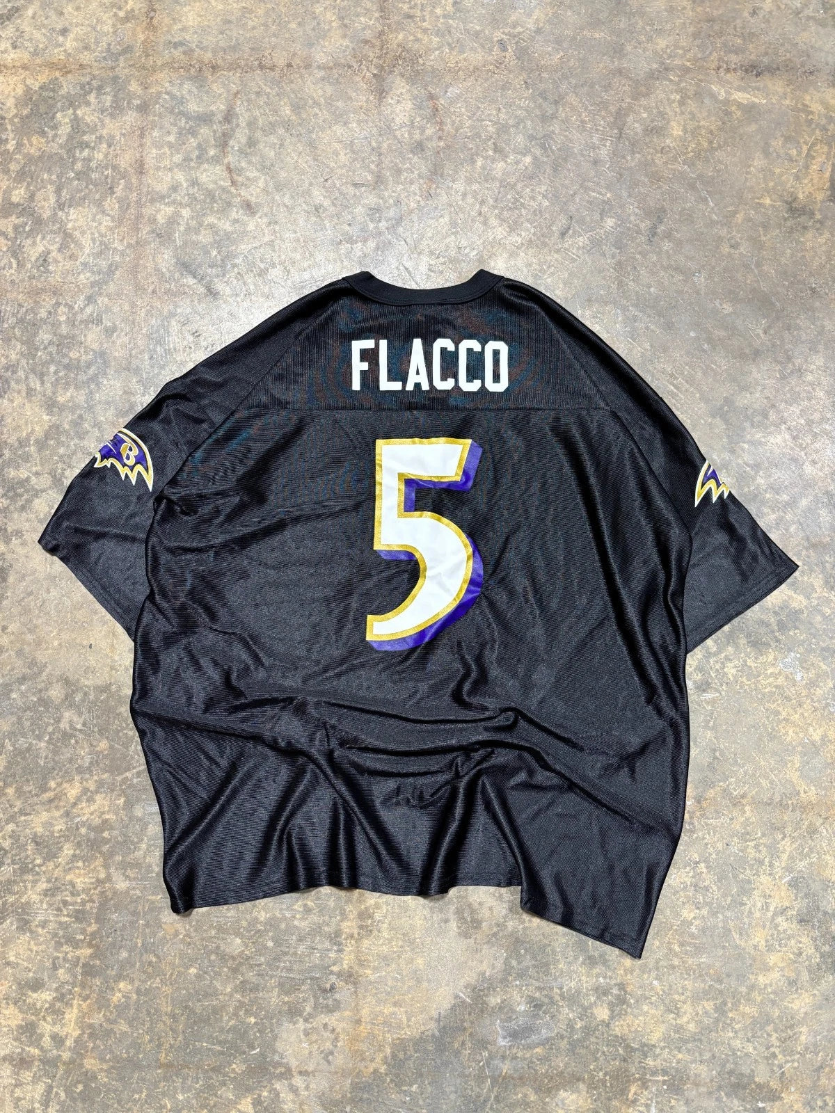 Vintage Baltimore Ravens Jersey / Joe Flacco #5 / NFL Football / Black Size 2XL