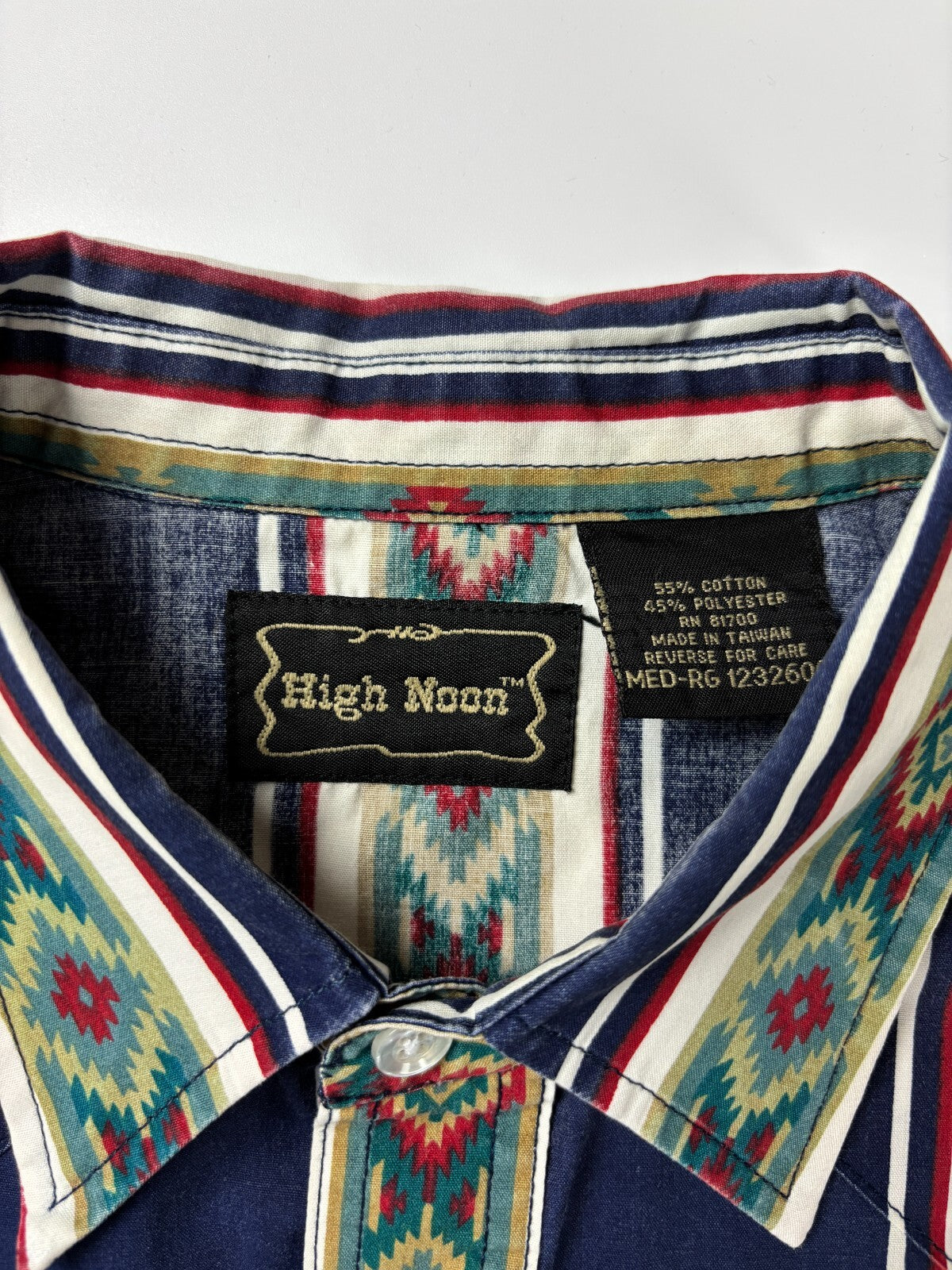 Vintage High Noon Western Button Up Shirt