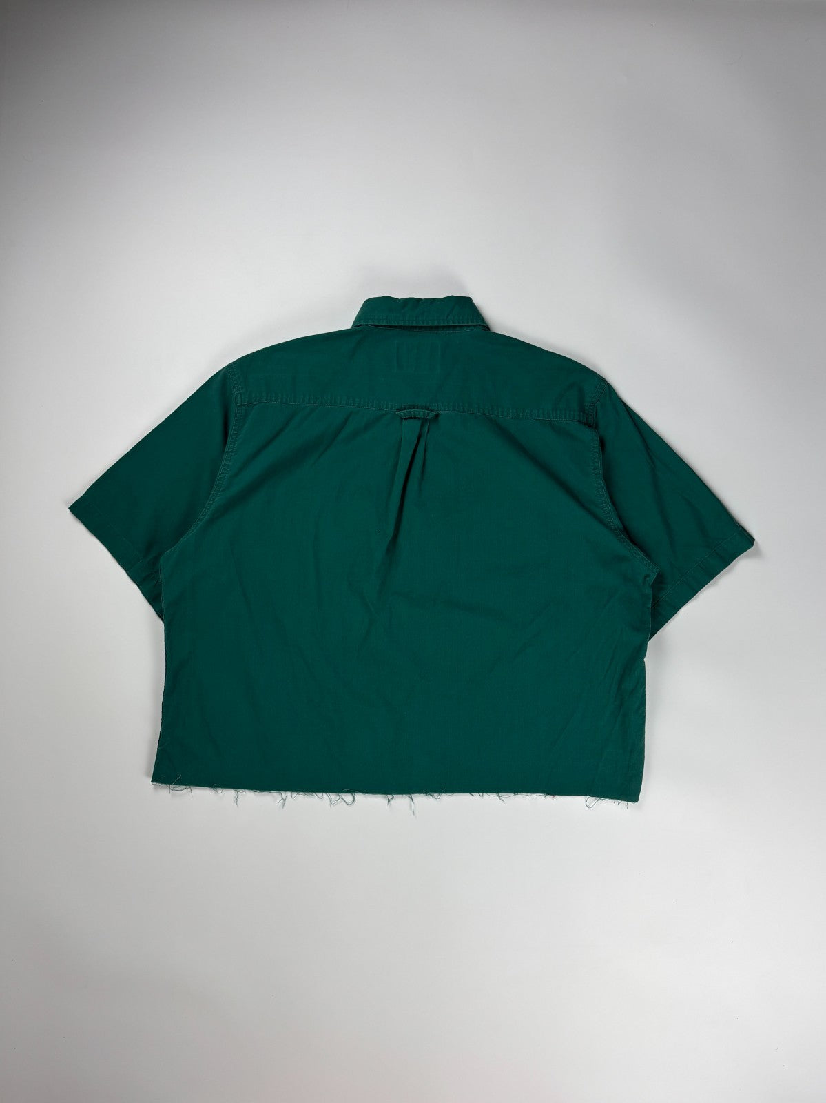 Vintage Cabelas Plain Cropped Button Up Shirt