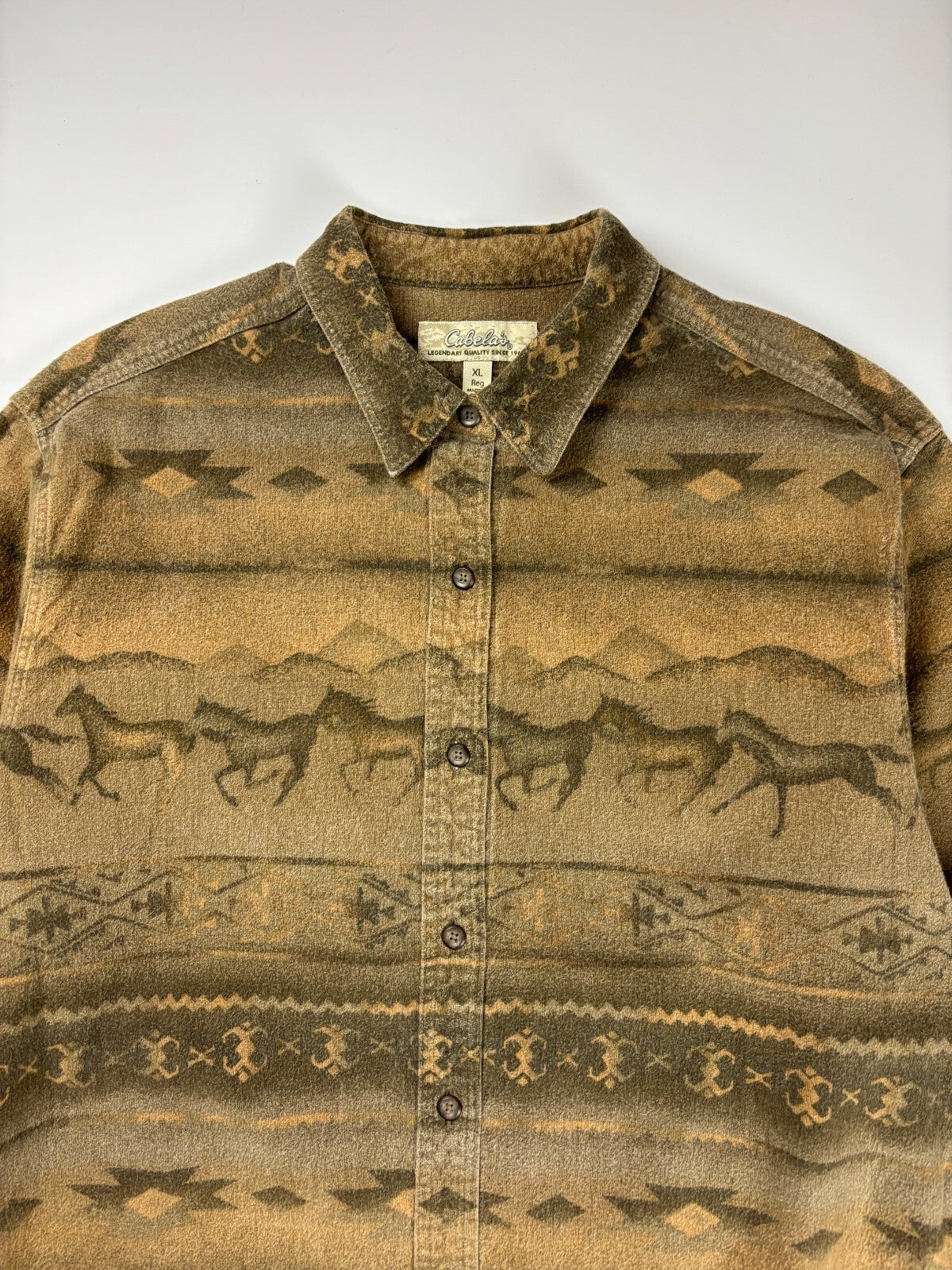 Vintage Cabela's Western Button Up Shirt