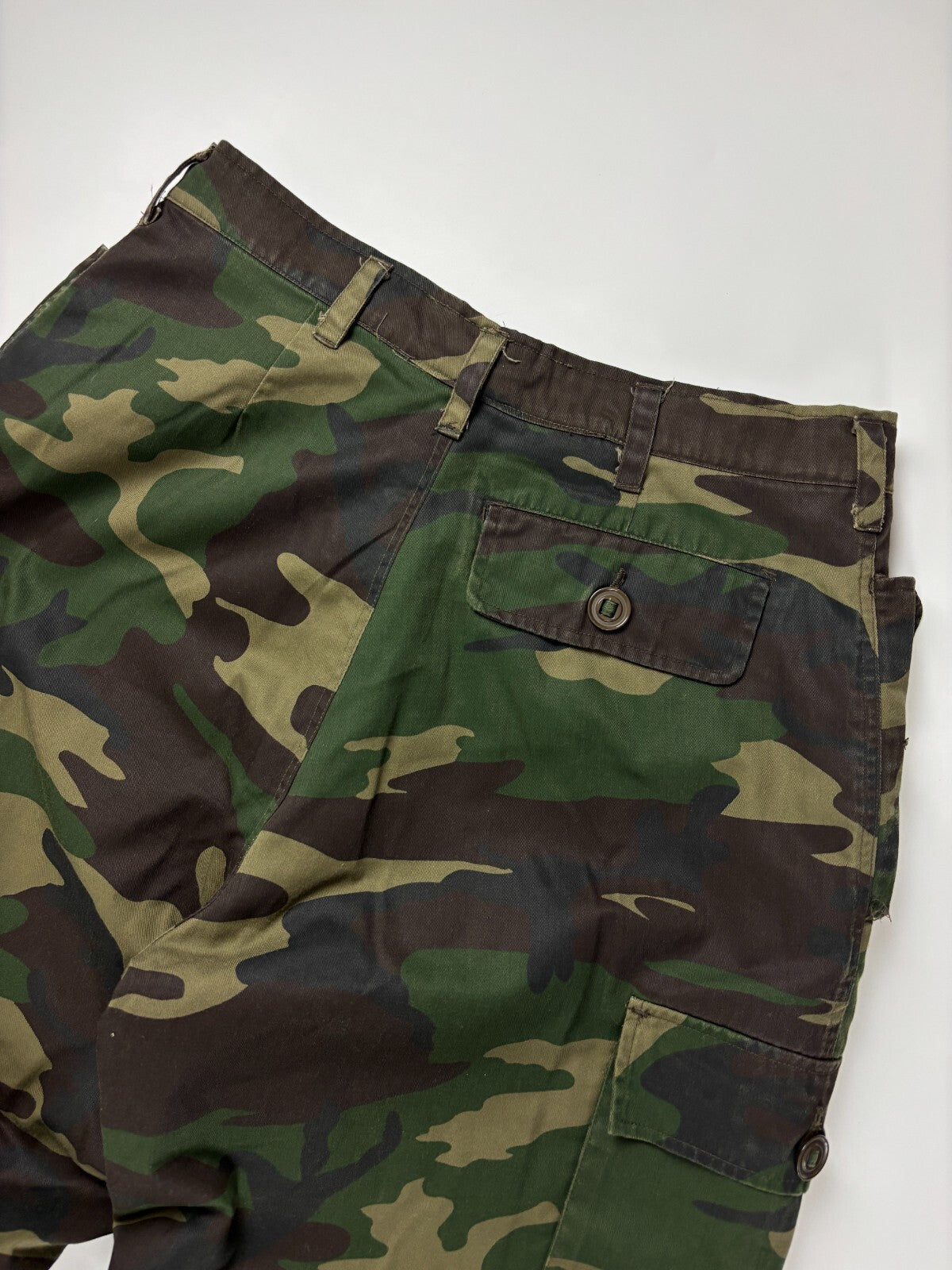Vintage Military Insulated Cargo Camo Pants