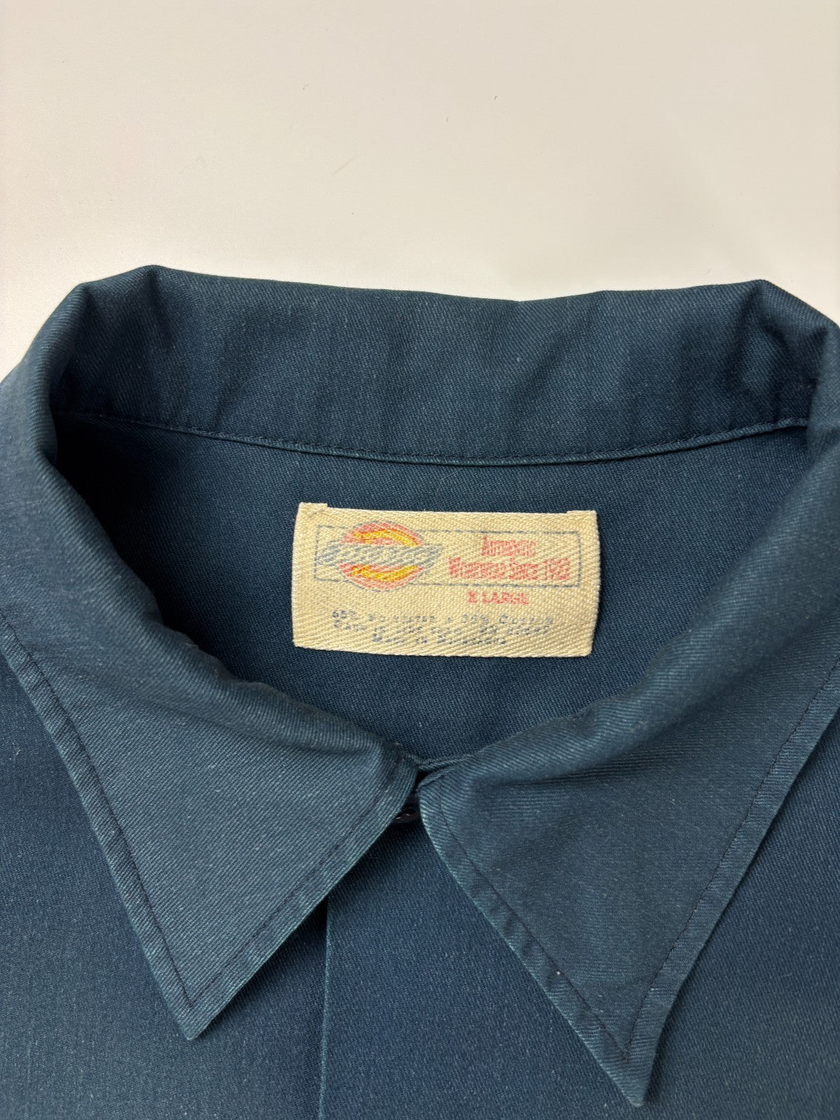 Vintage Dickies Trek Blank Cropped Button Up Shirt