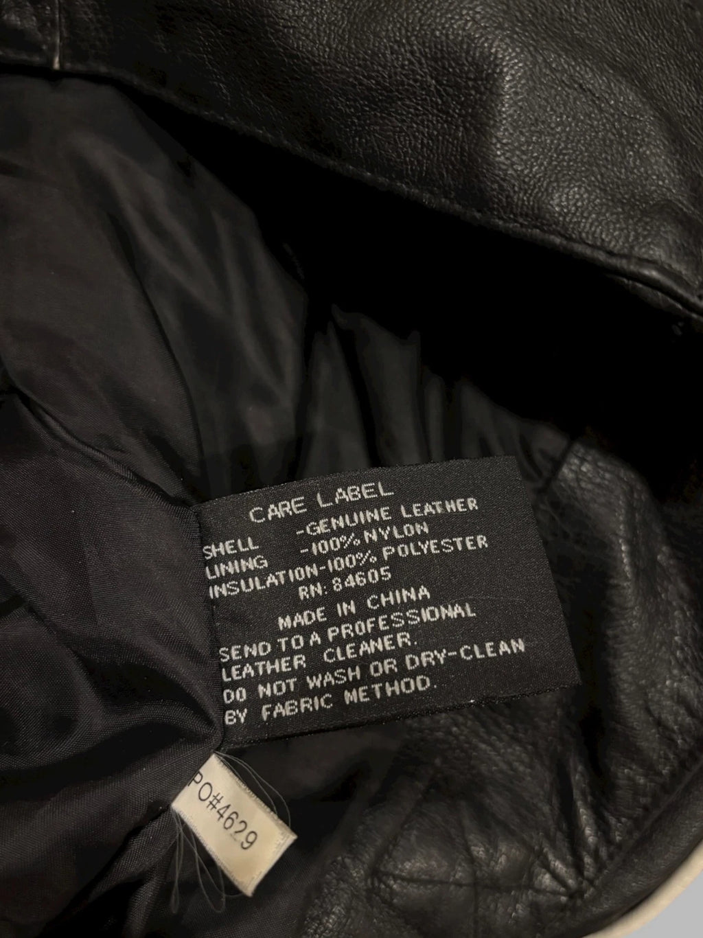 Vintage Black Leather Jacket - Medium - Alaska Leather Garment Straight Cut Coat