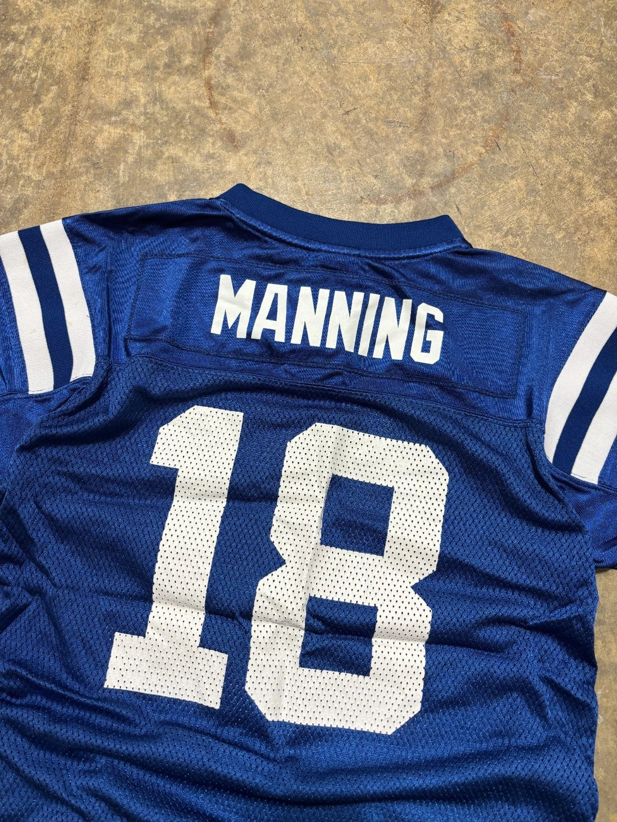 Vintage Indianapolis Colts Jersey / Peyton Manning #18 / NFL Football / Blue