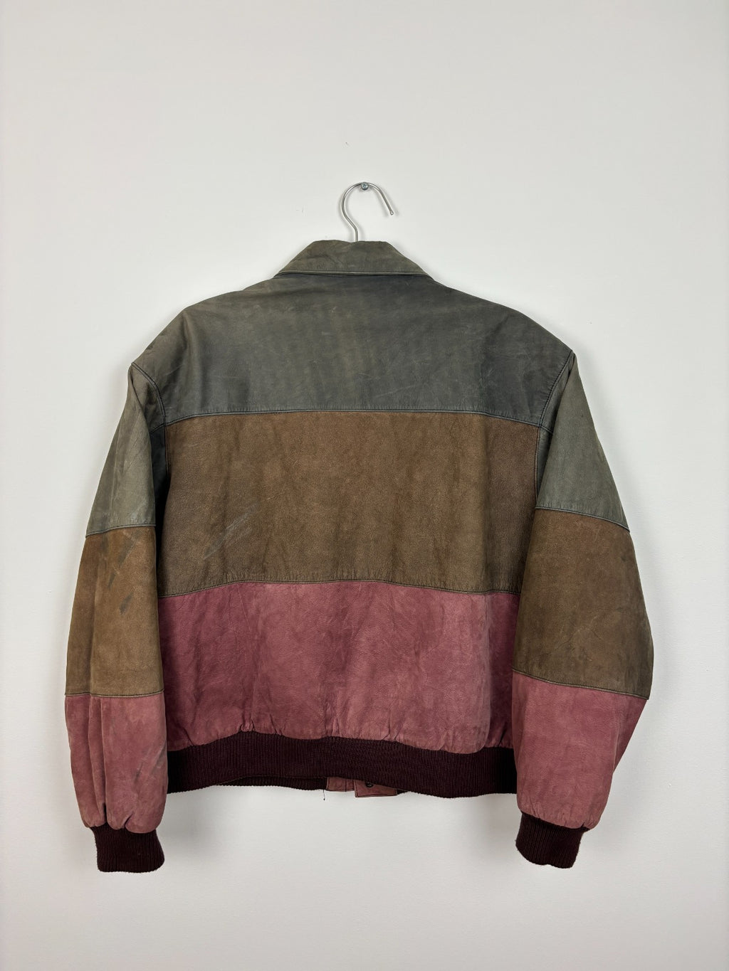 1990s Vintage International Outerwear Suede Bomber Jacket