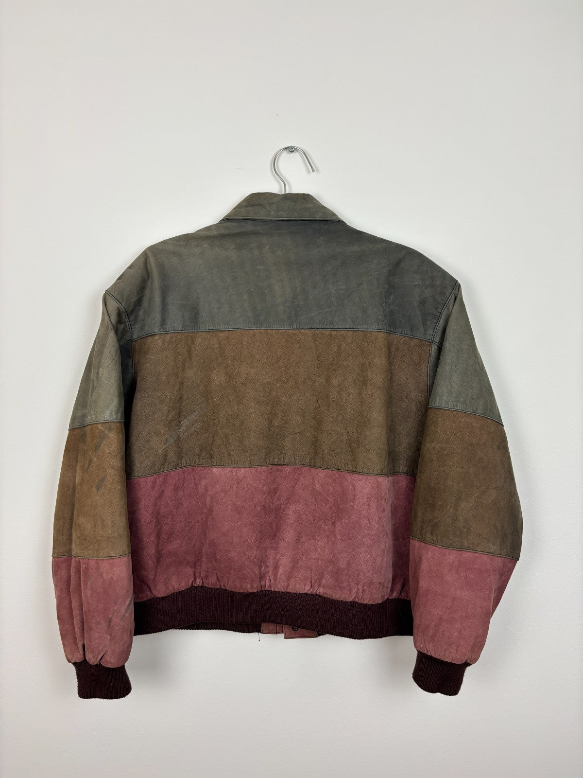 1990s Vintage International Outerwear Suede Bomber Jacket