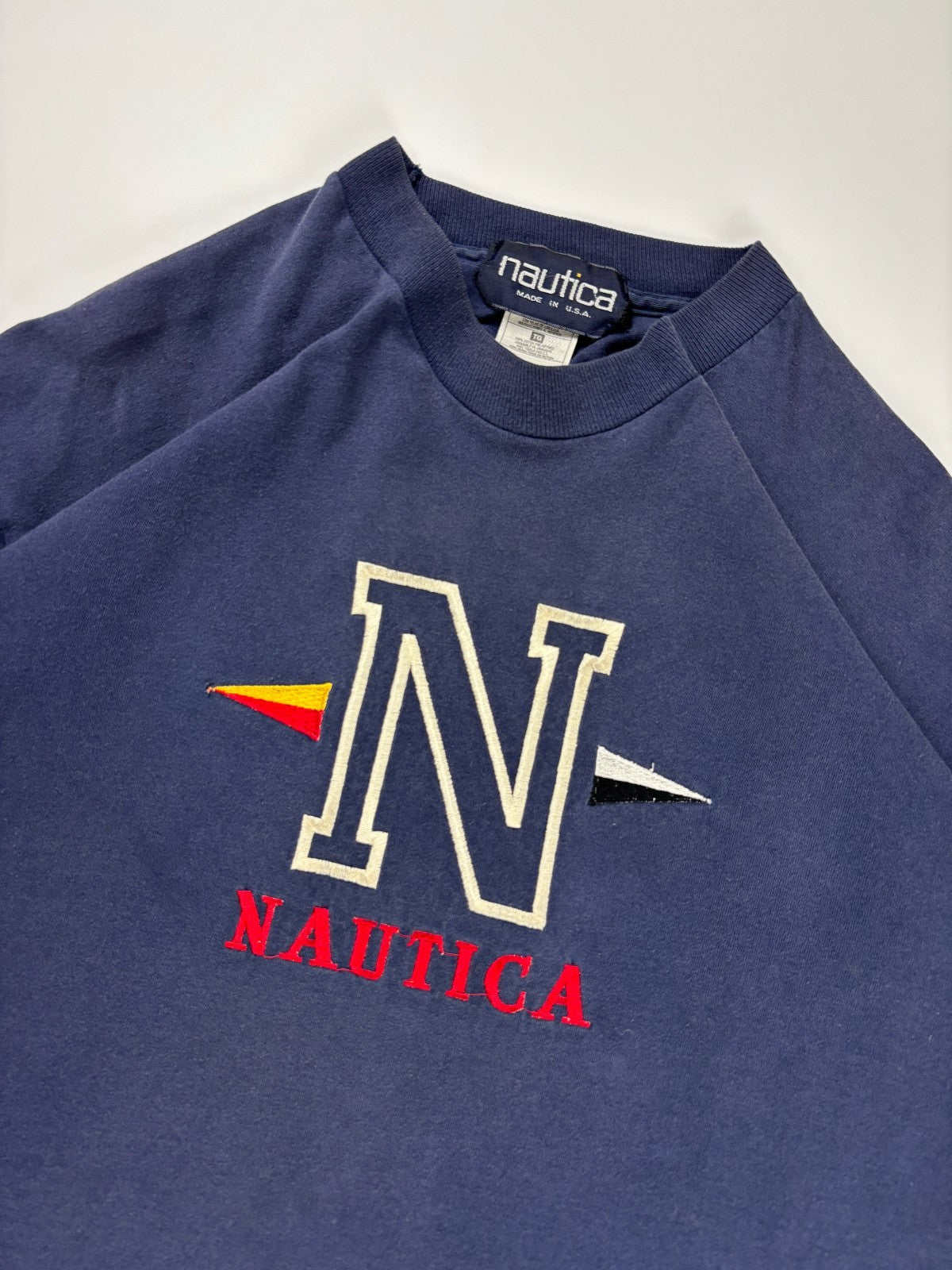 Vintage Nautica Cropped Tee