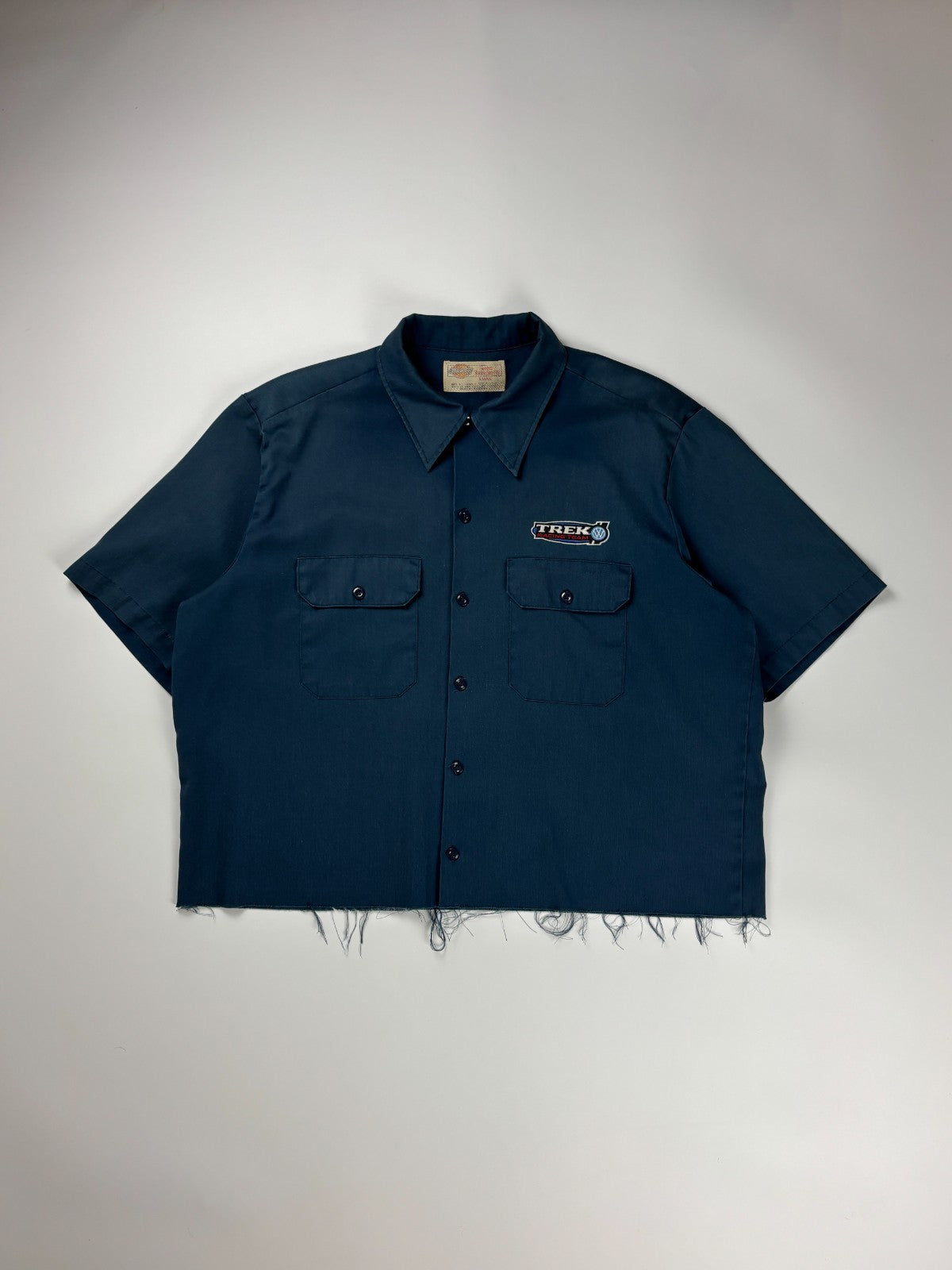 Vintage Dickies Trek Blank Cropped Button Up Shirt