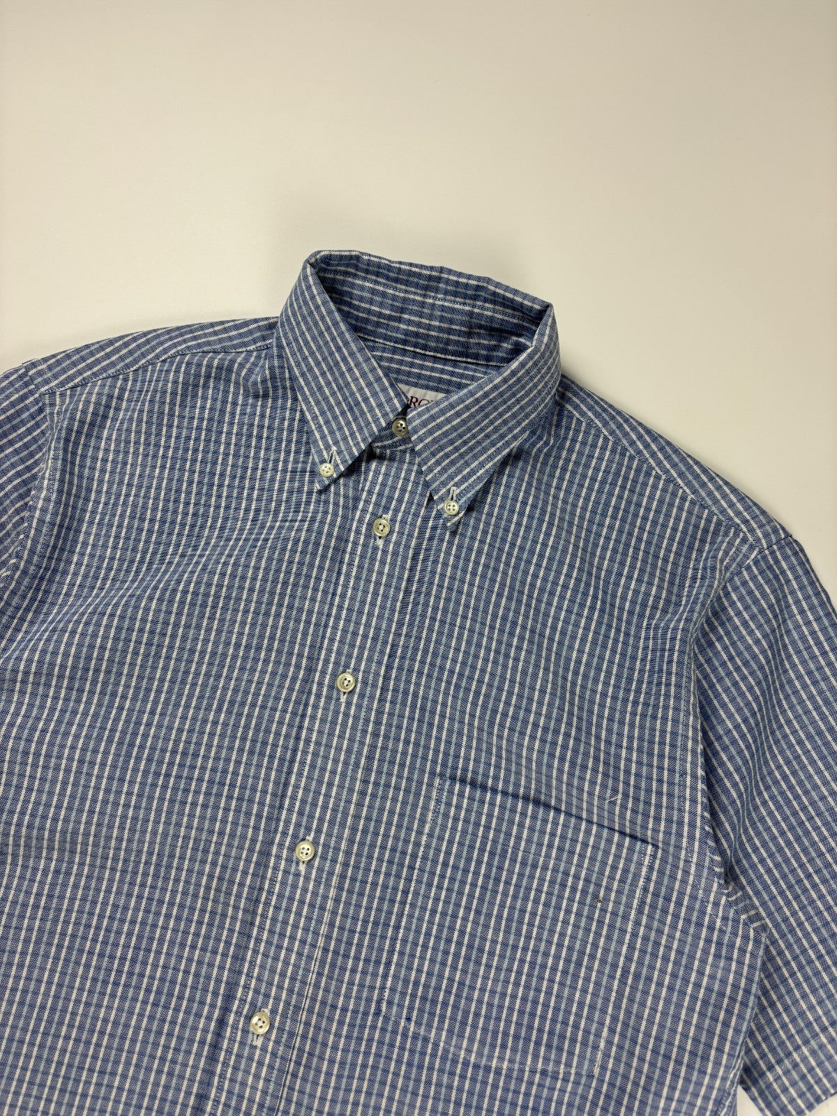 Vintage Arrow Dover Plaid Cropped Button Up Shirt