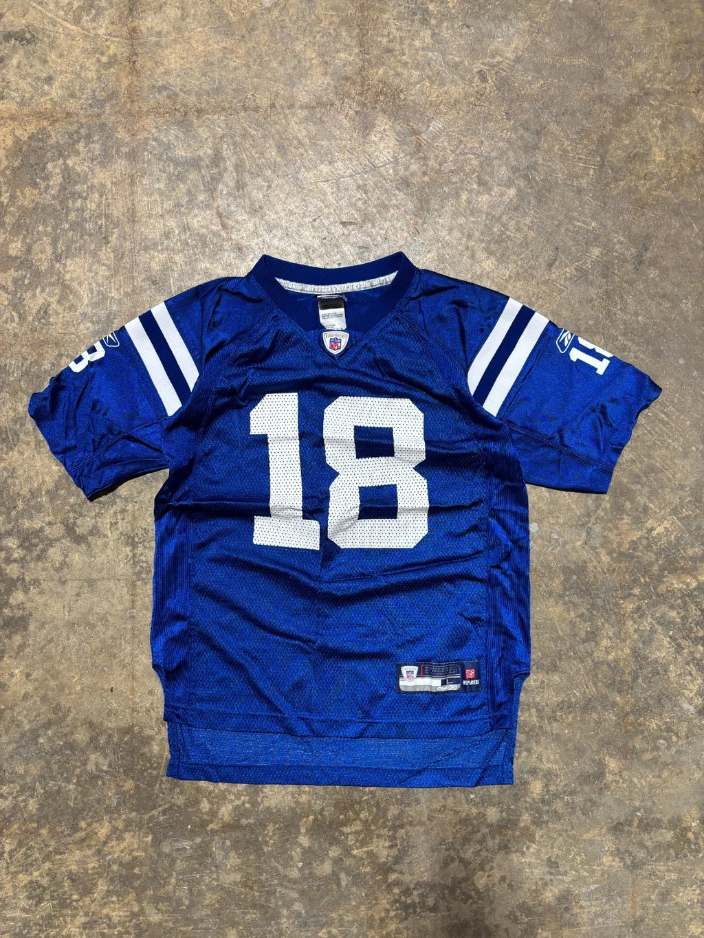Vintage Indianapolis Colts Jersey / Peyton Manning #18 / NFL Football / Blue