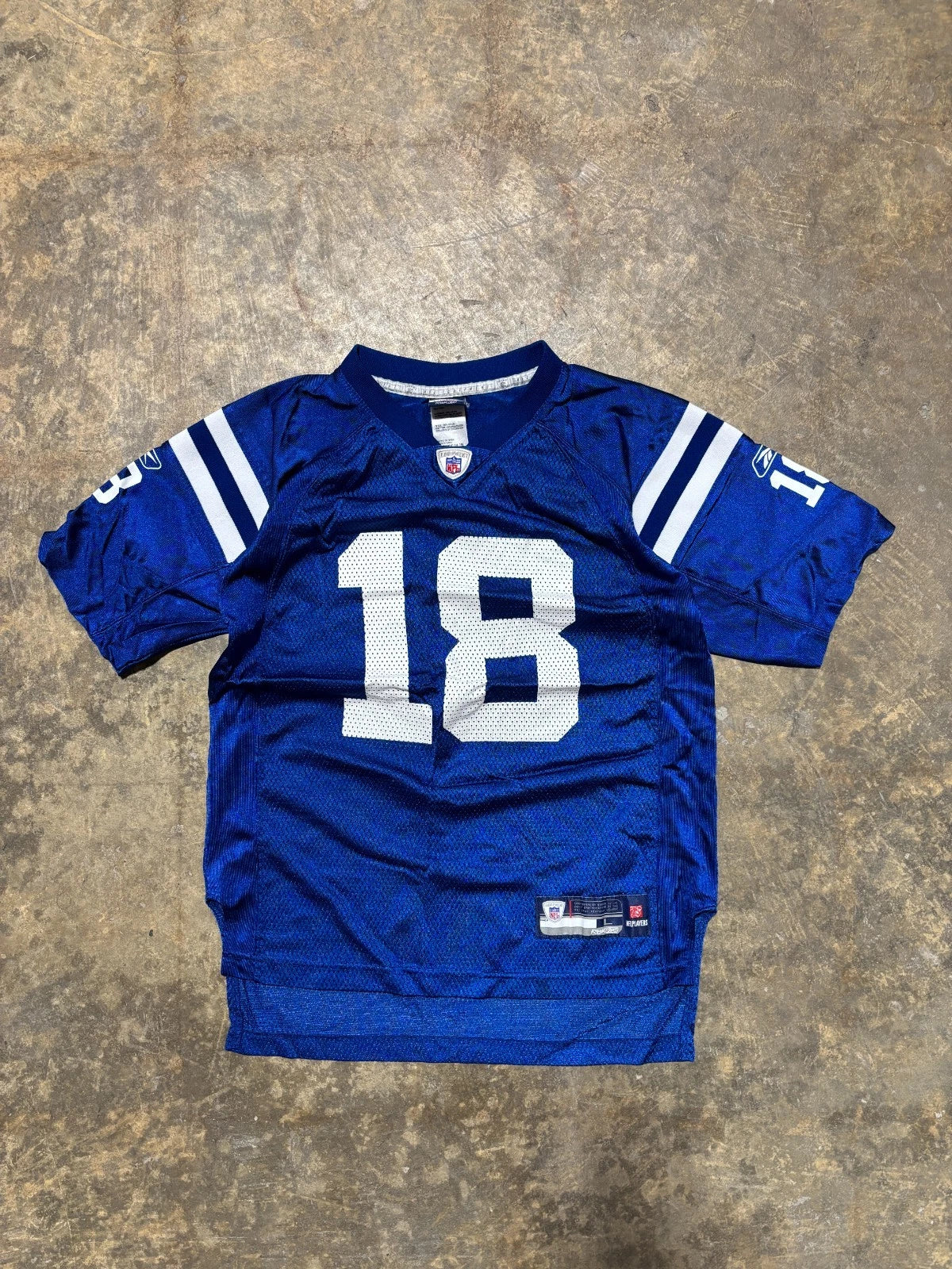 Vintage Indianapolis Colts Jersey / Peyton Manning #18 / NFL Football / Blue