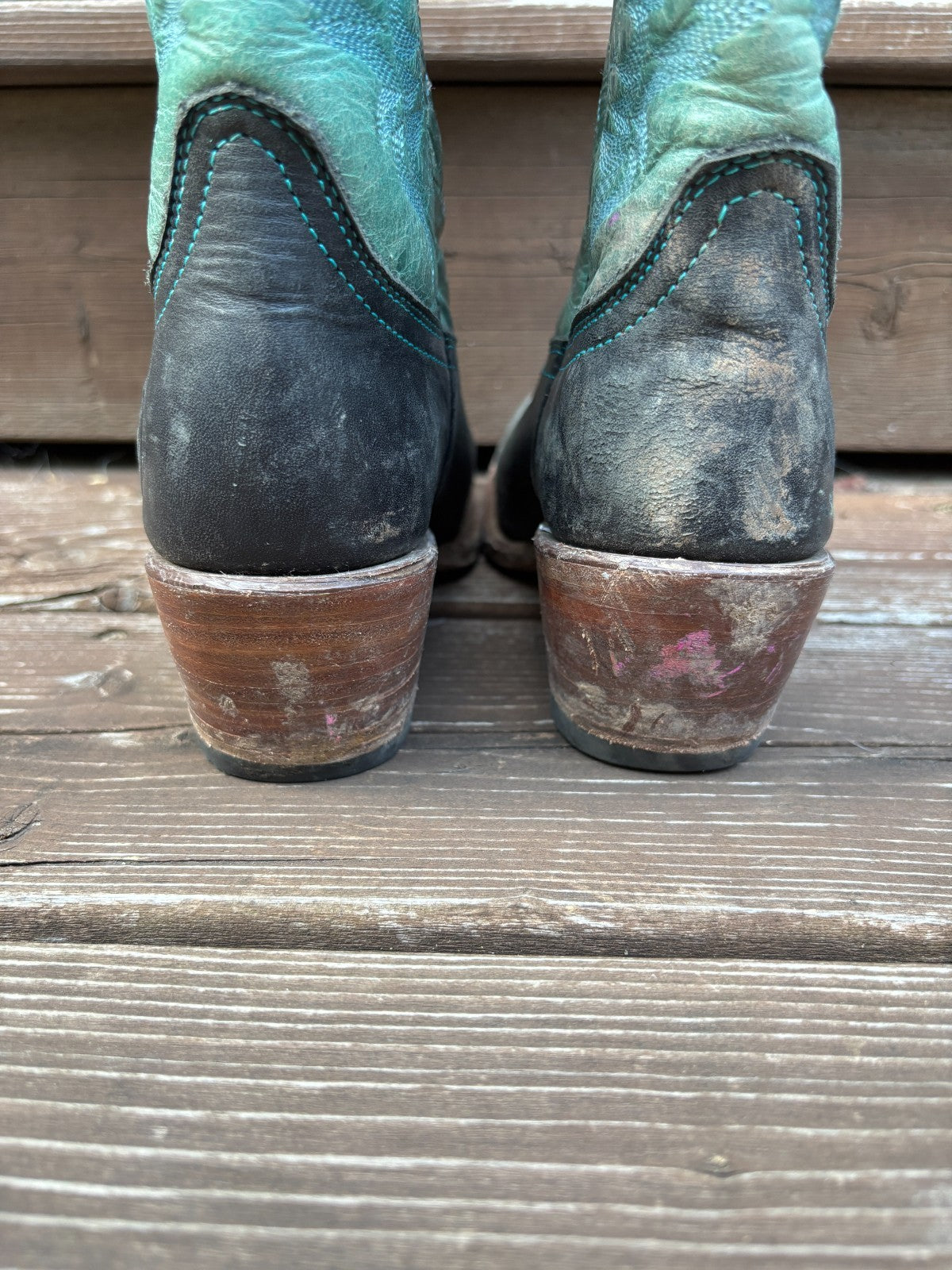 Vintage Reyme Leather Cowboy Boots