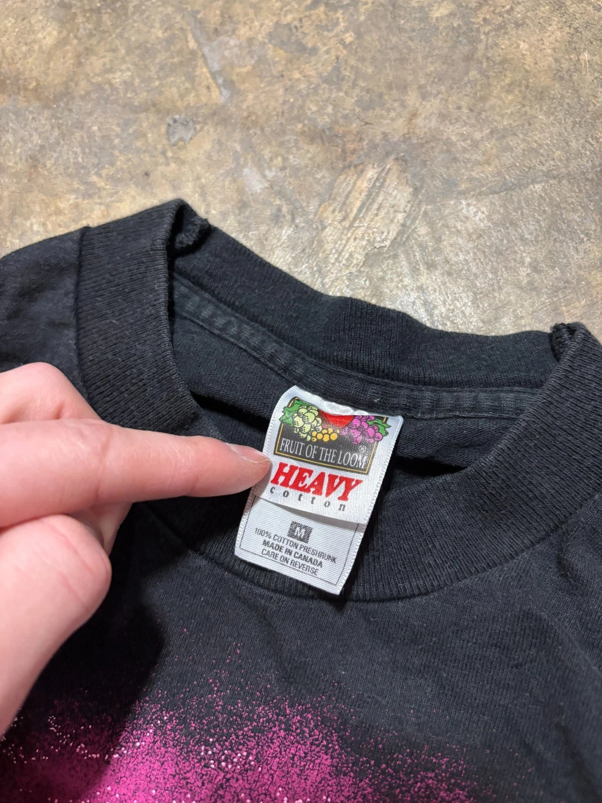 Vintage 1990s Orca Graphic T-Shirt / Size Medium / Black / Animal Nature Tee