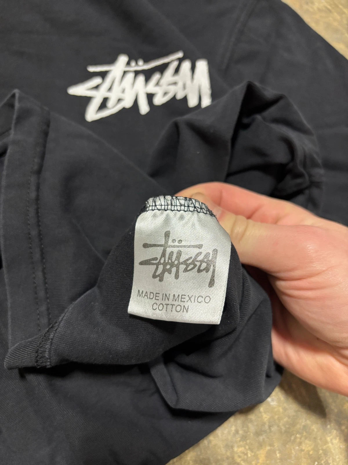 Stussy Dice T-Shirt / Size Medium / Black Graphic Tee