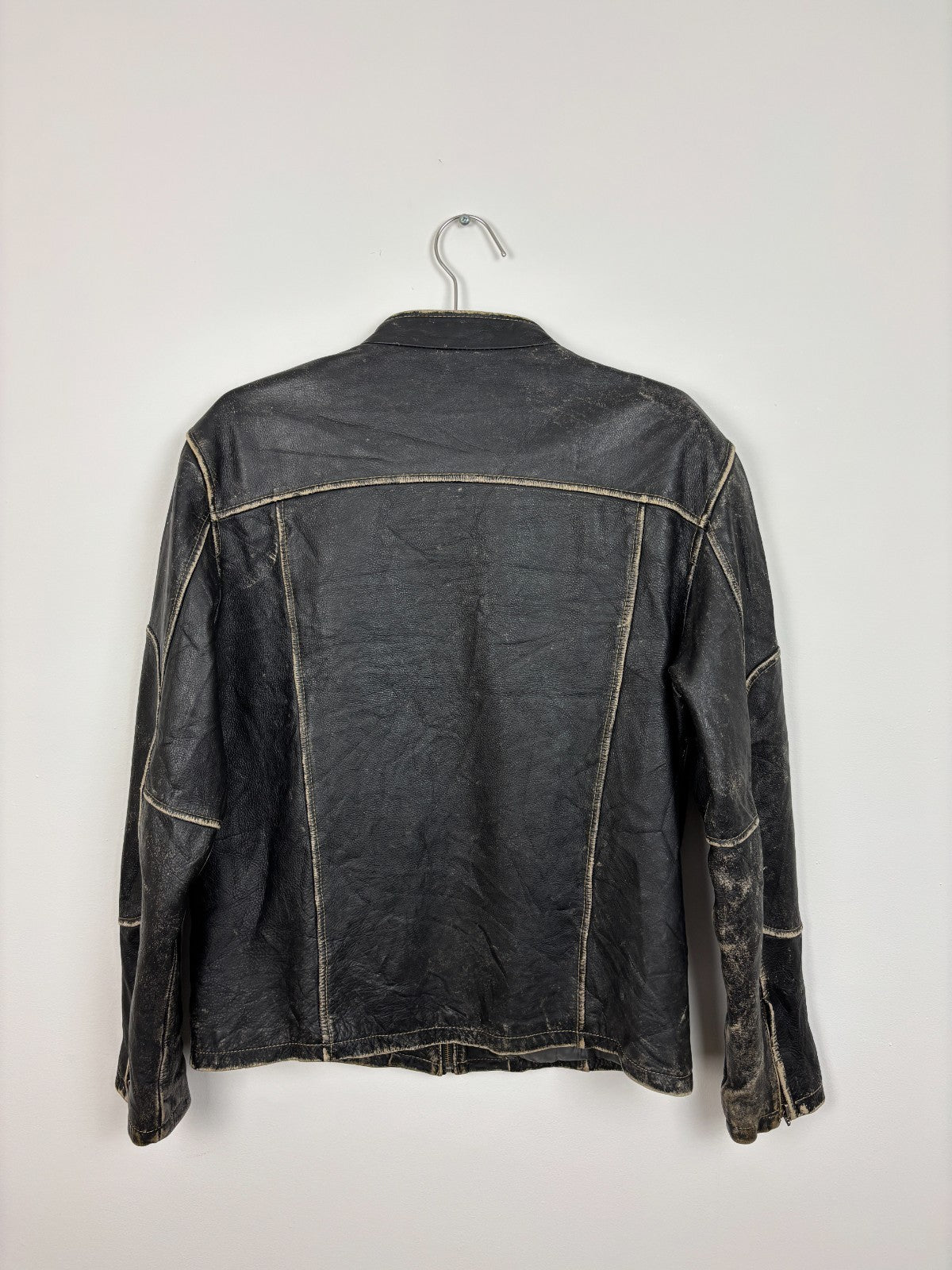 1990s Vintage Danier Leather Biker Jacket
