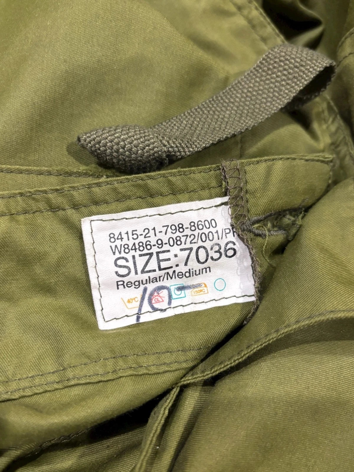 Vintage Military Cargo Pants - 36" - Olive Army Trousers