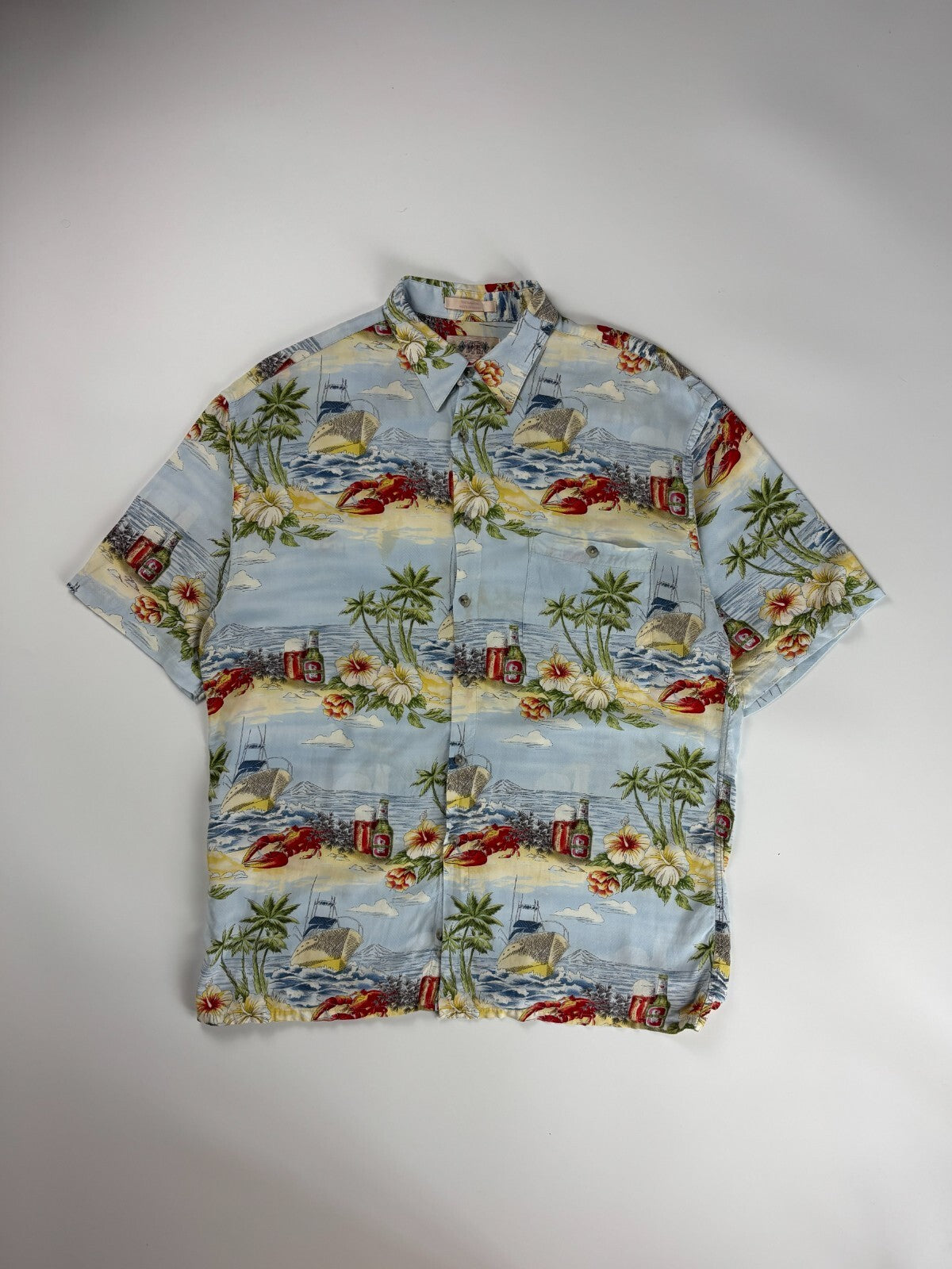 Vintage Campia Moda Hawaiian Button Up Shirt