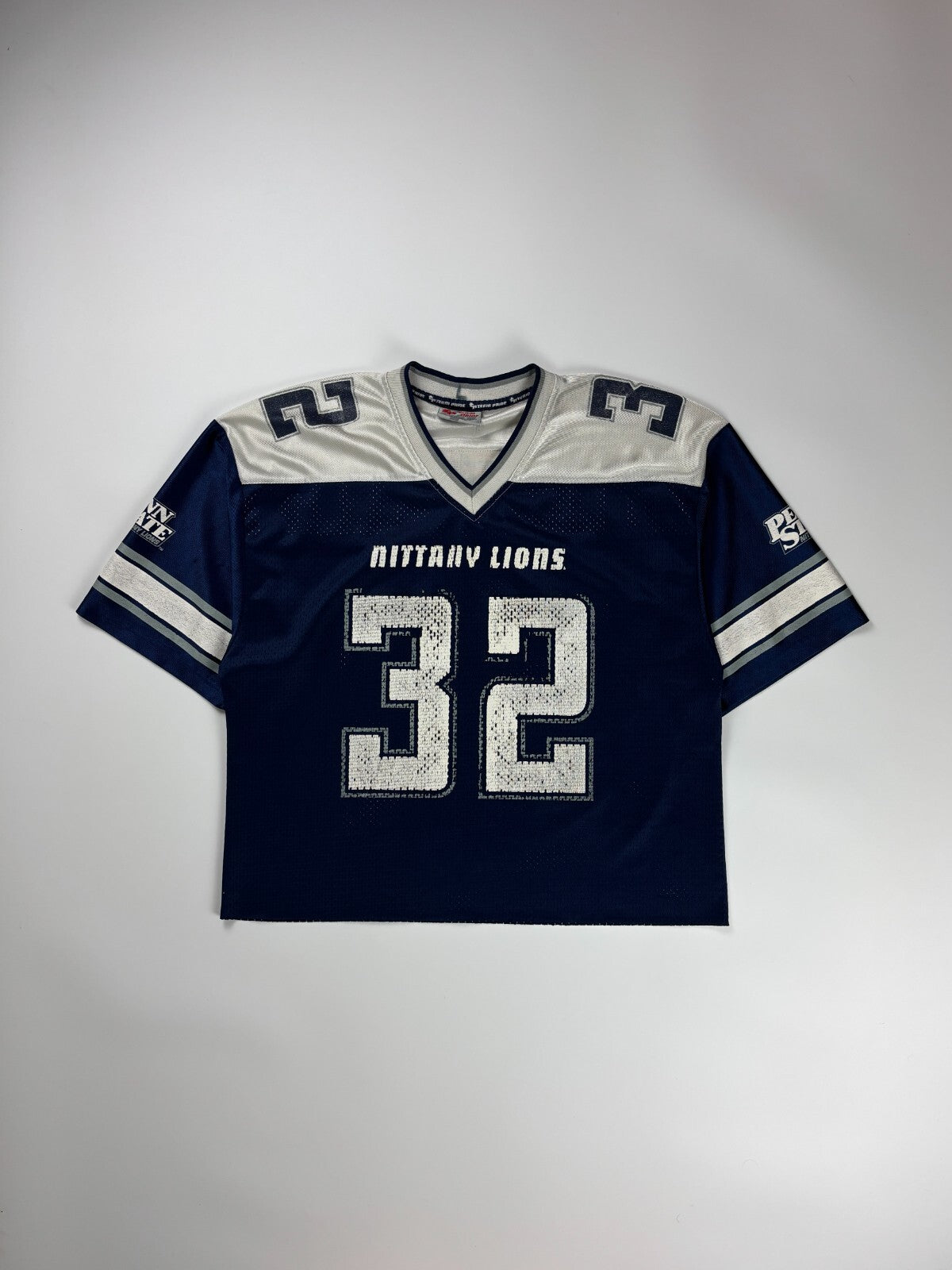 Vintage Penn State University Cropped Football Jersey