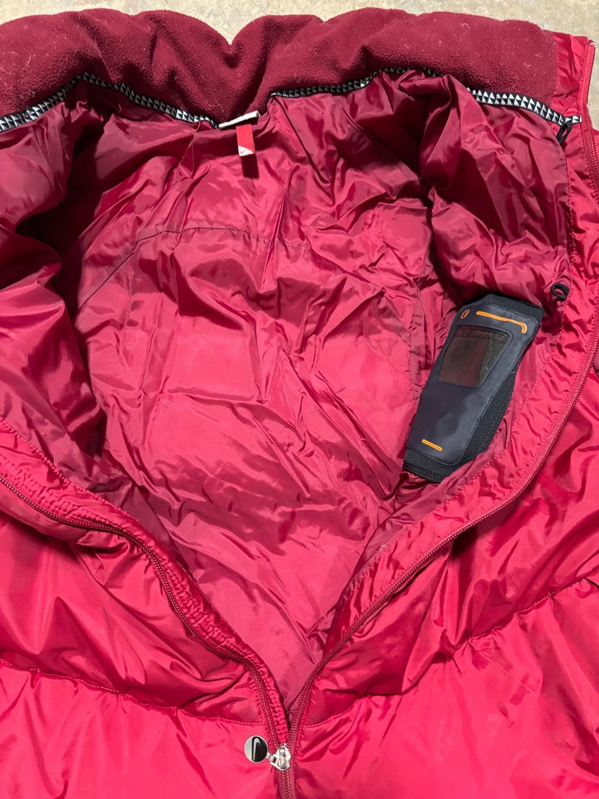 Vintage Y2K Nike Puffer Jacket / Size XXL / Red / Ski Coat