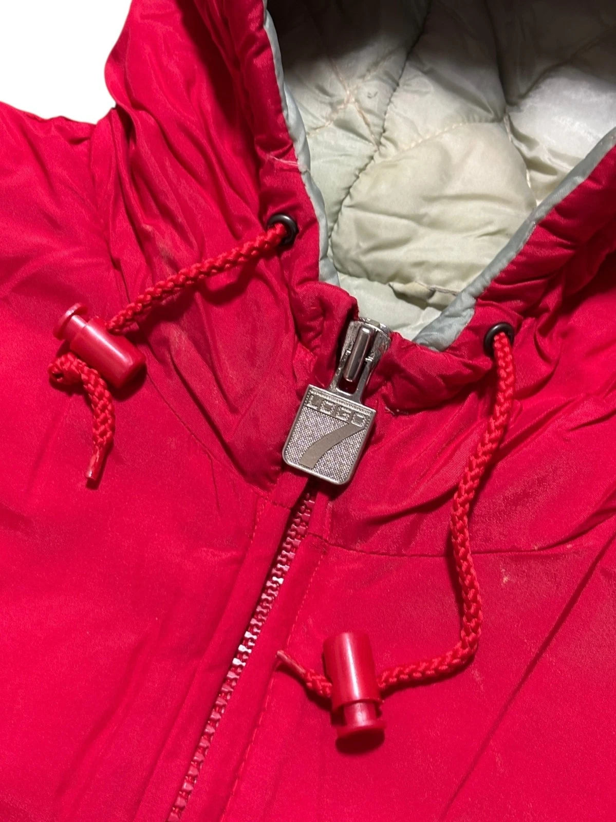 Vintage 1990s Red Ohio State Buckeyes Jacket - XL - Logo 7 - NCAA Football Coat